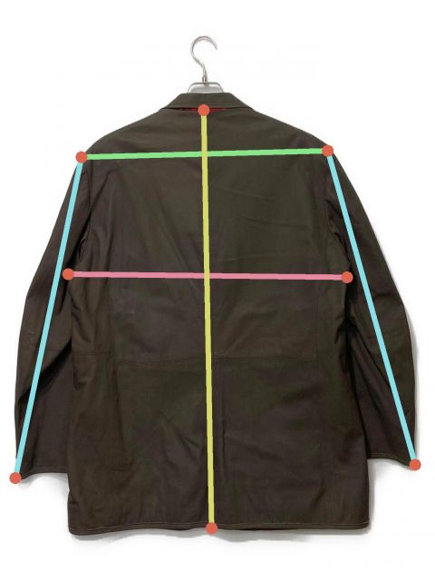 中古・古着通販】PAPAS (パパス) レザージャケット ブラウン サイズ:L