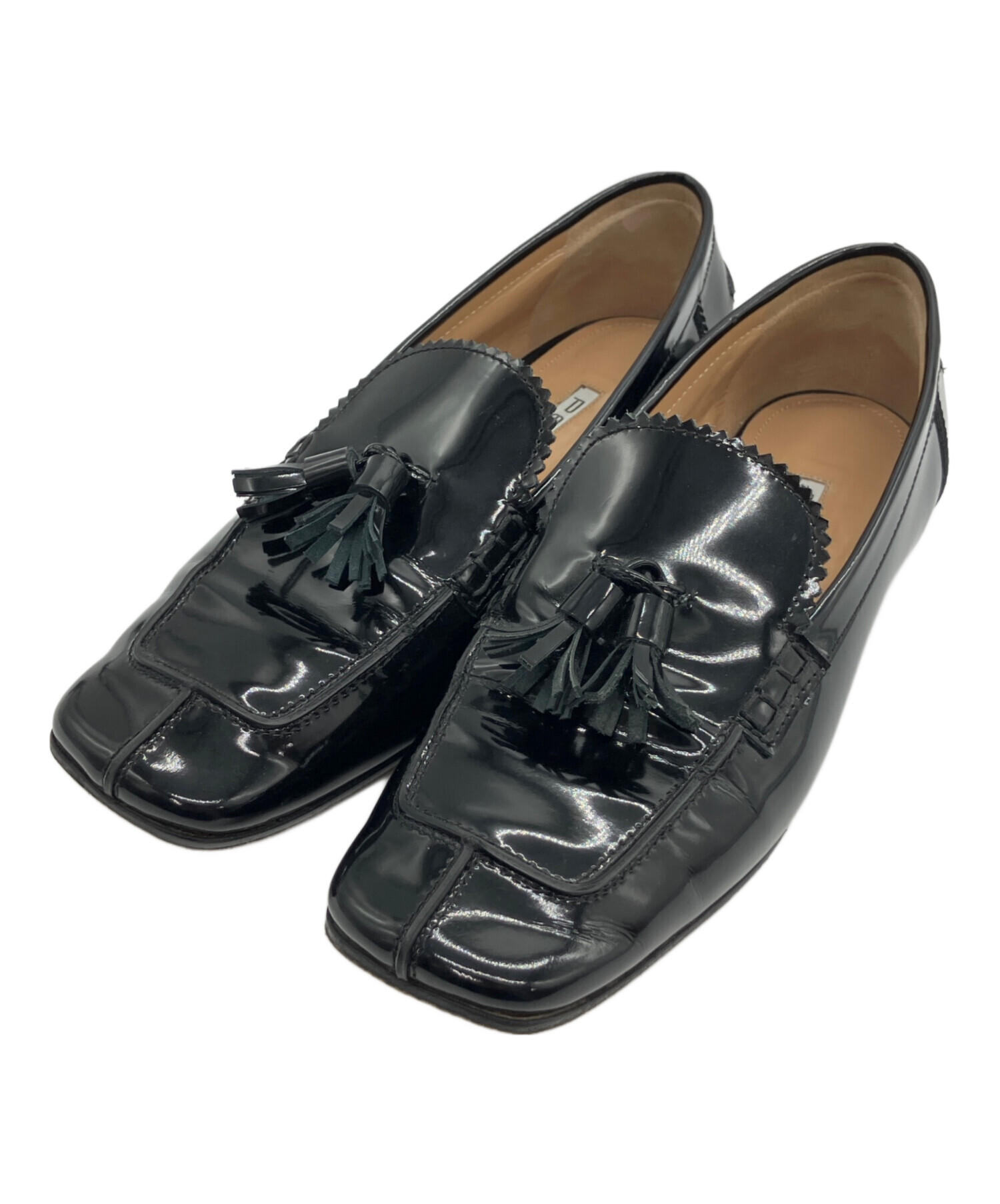 中古・古着通販】PELLICO (ペリーコ) エナメルタッセルローファー