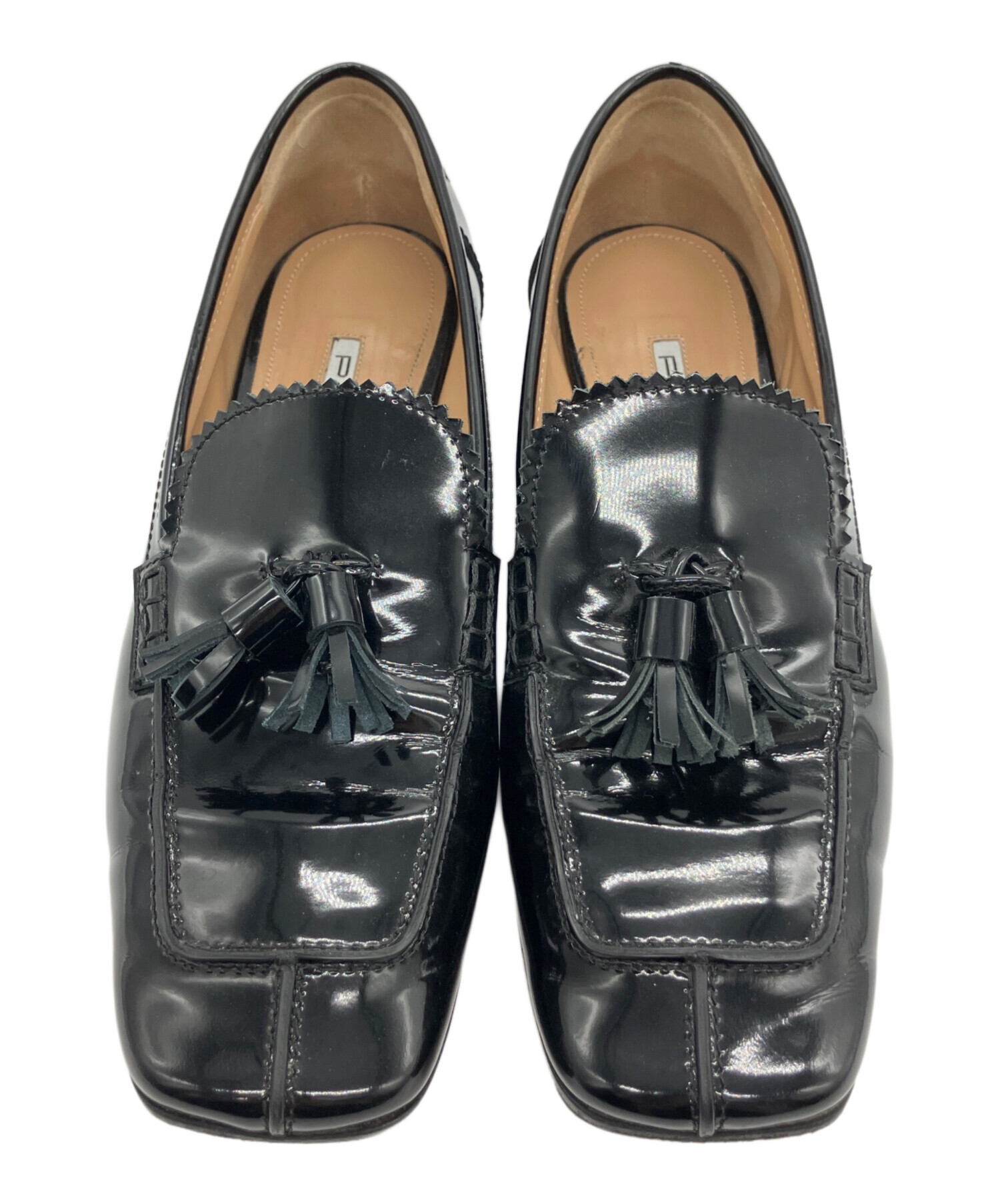 中古・古着通販】PELLICO (ペリーコ) エナメルタッセルローファー