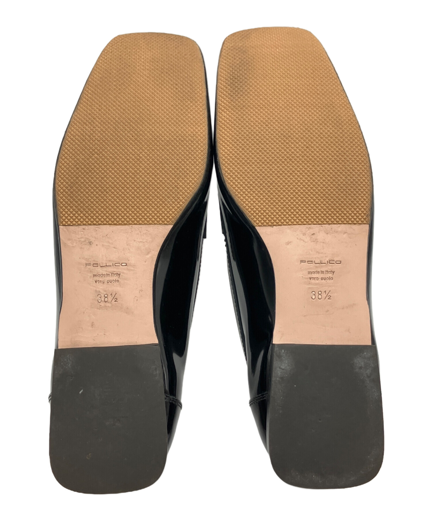 中古・古着通販】PELLICO (ペリーコ) エナメルタッセルローファー