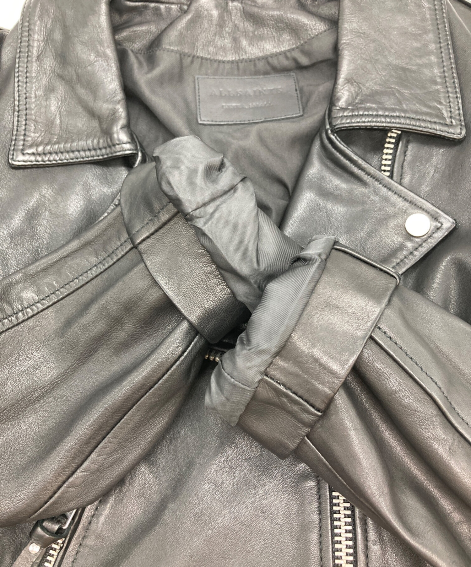 中古・古着通販】ALL SAINTS (オールセインツ) レザーライダース 