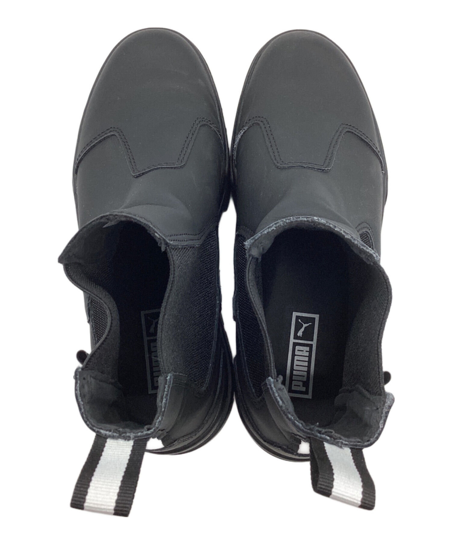 中古・古着通販】PUMA (プーマ) サイドゴアブーツ ブラック サイズ:25