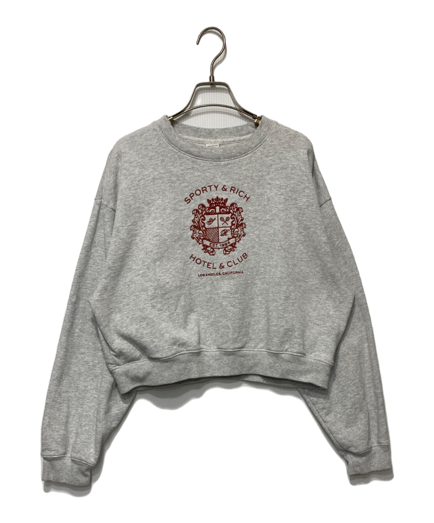 タグあり SPORTY & RICHスウェット S グレー タグあり SPORTY & RICHスウェット S グレー タグあり SPORTY