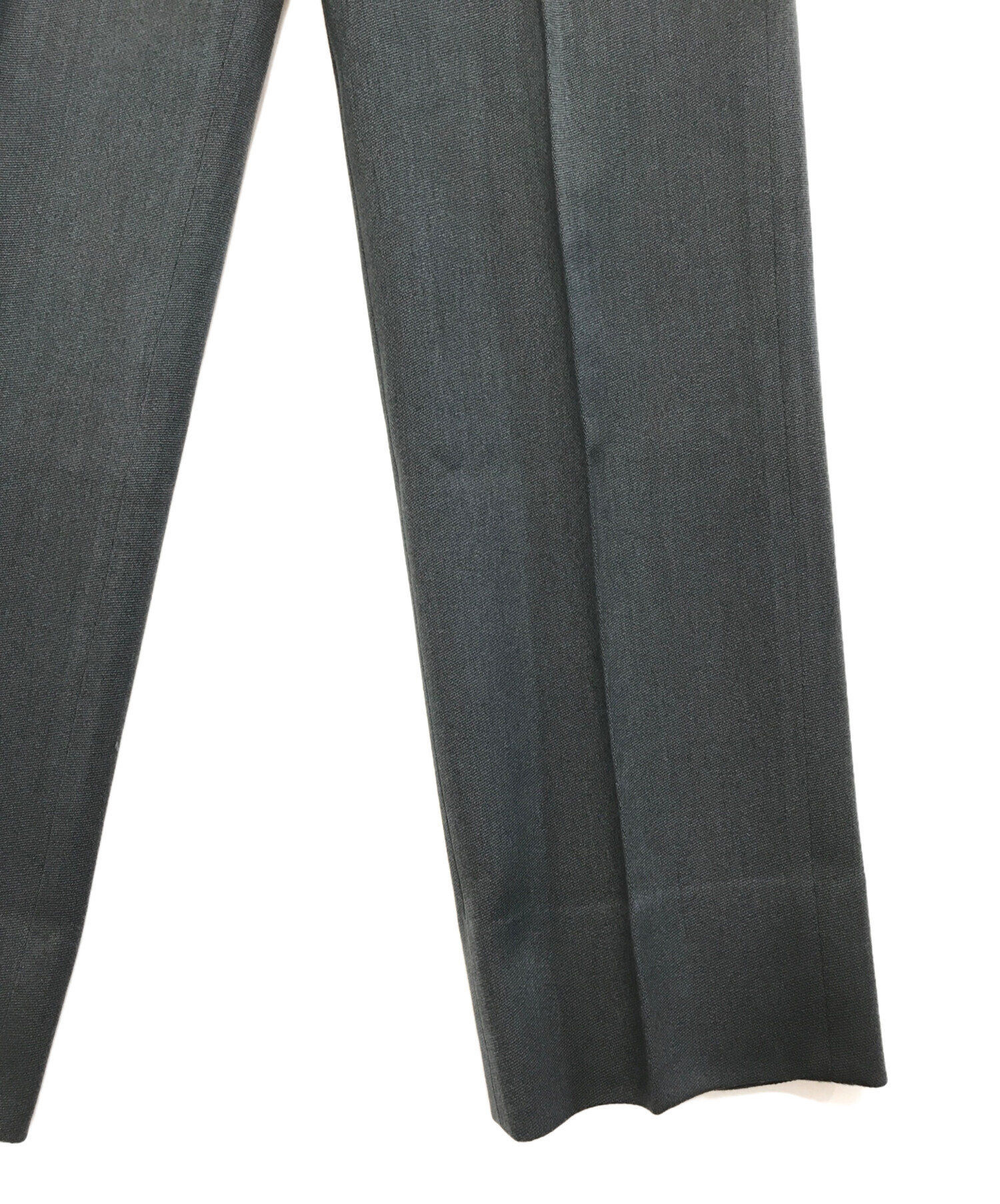 新品未使用 Saint Laurent ウール スラックス パンツ 48 中古・古着通販】Yves Saint Laurent (イヴサンローラン) ウールパンツ