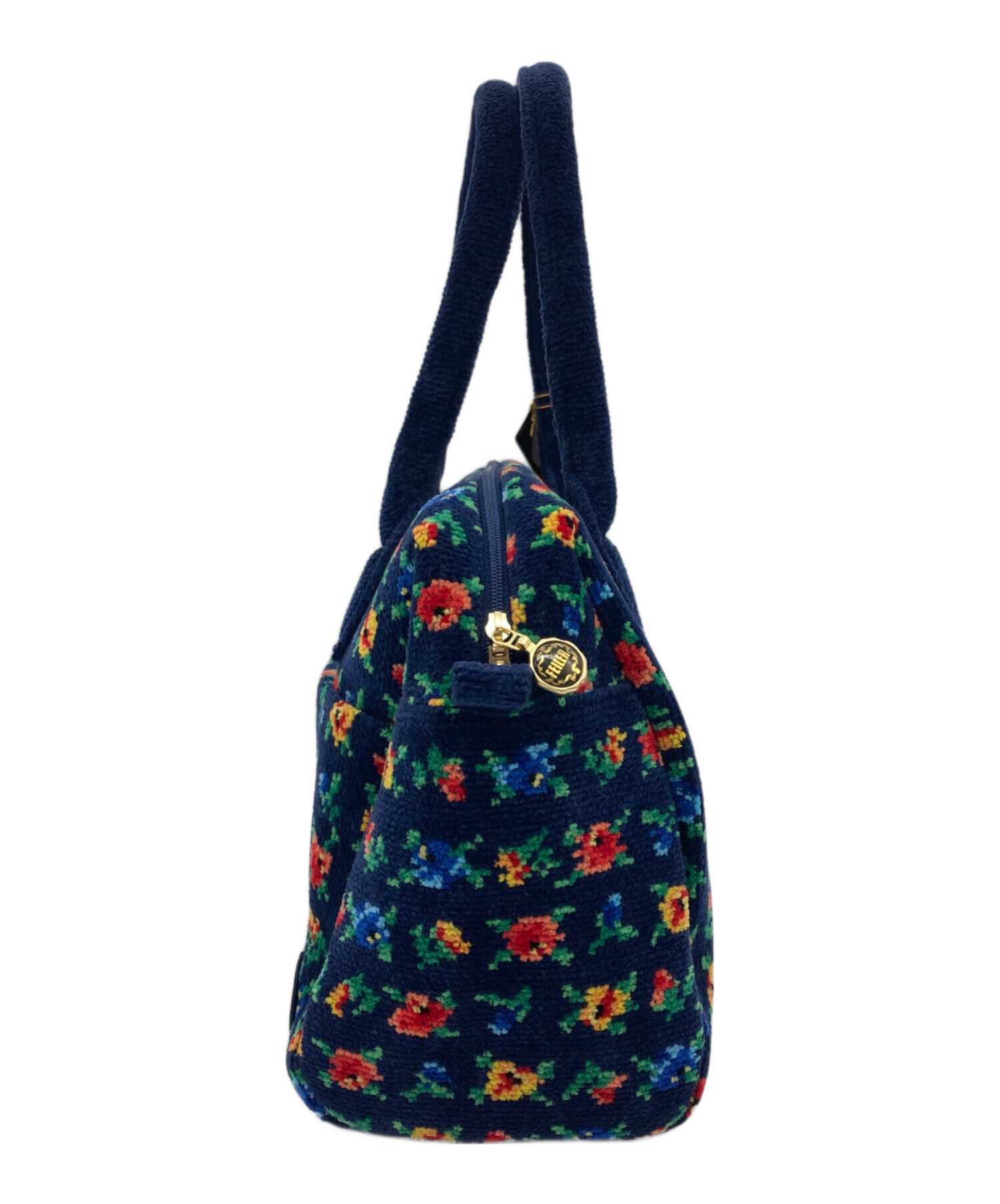 中古・古着通販】FEILER (フェイラー) ボストンバッグ ネイビー 未使用