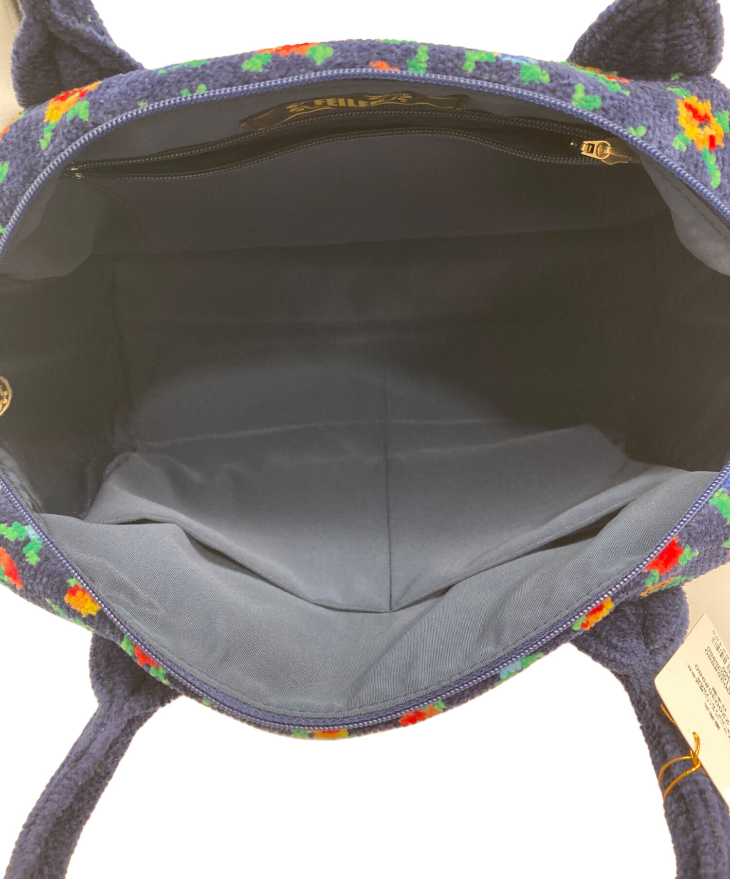 中古・古着通販】FEILER (フェイラー) ボストンバッグ ネイビー 未使用