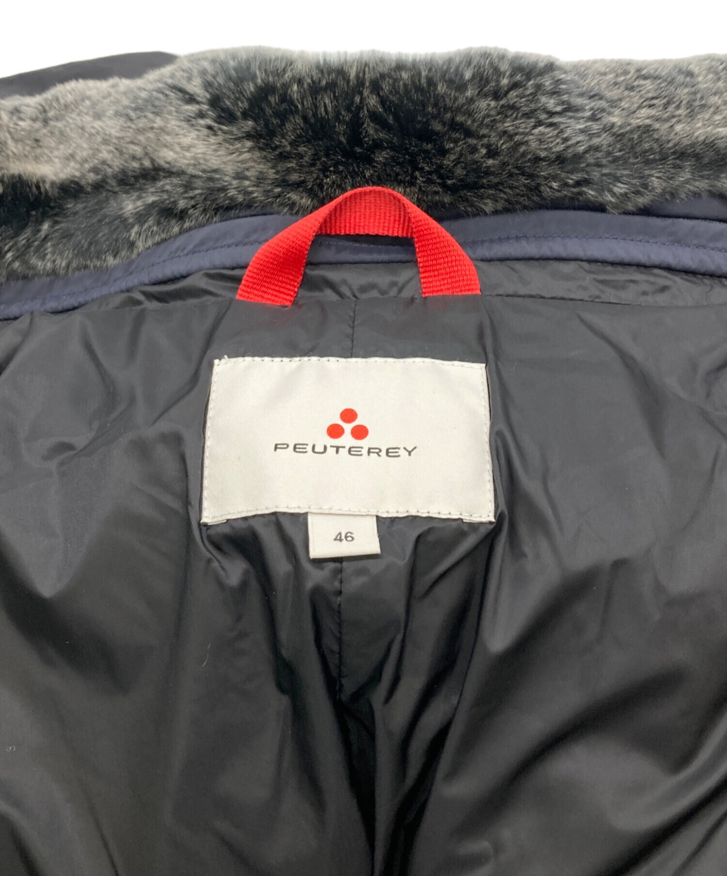 中古・古着通販】PEUTEREY (ピューテリー) ダウンジャケット ブラック