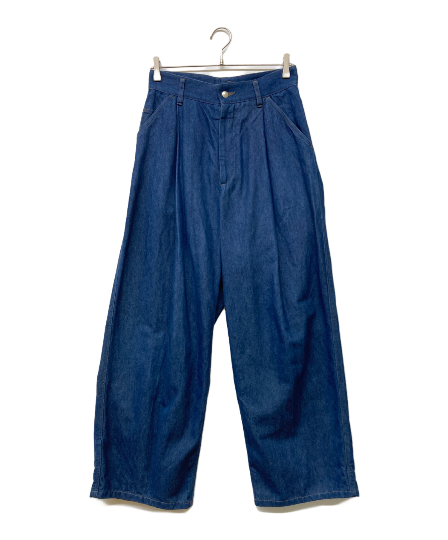 新品未使用 ザリラクス THE WIDE DENIM デニムパンツ インディゴ 中古・古着通販】THE RERACS (ザ リラクス) 22SS THE WIDE DENIM