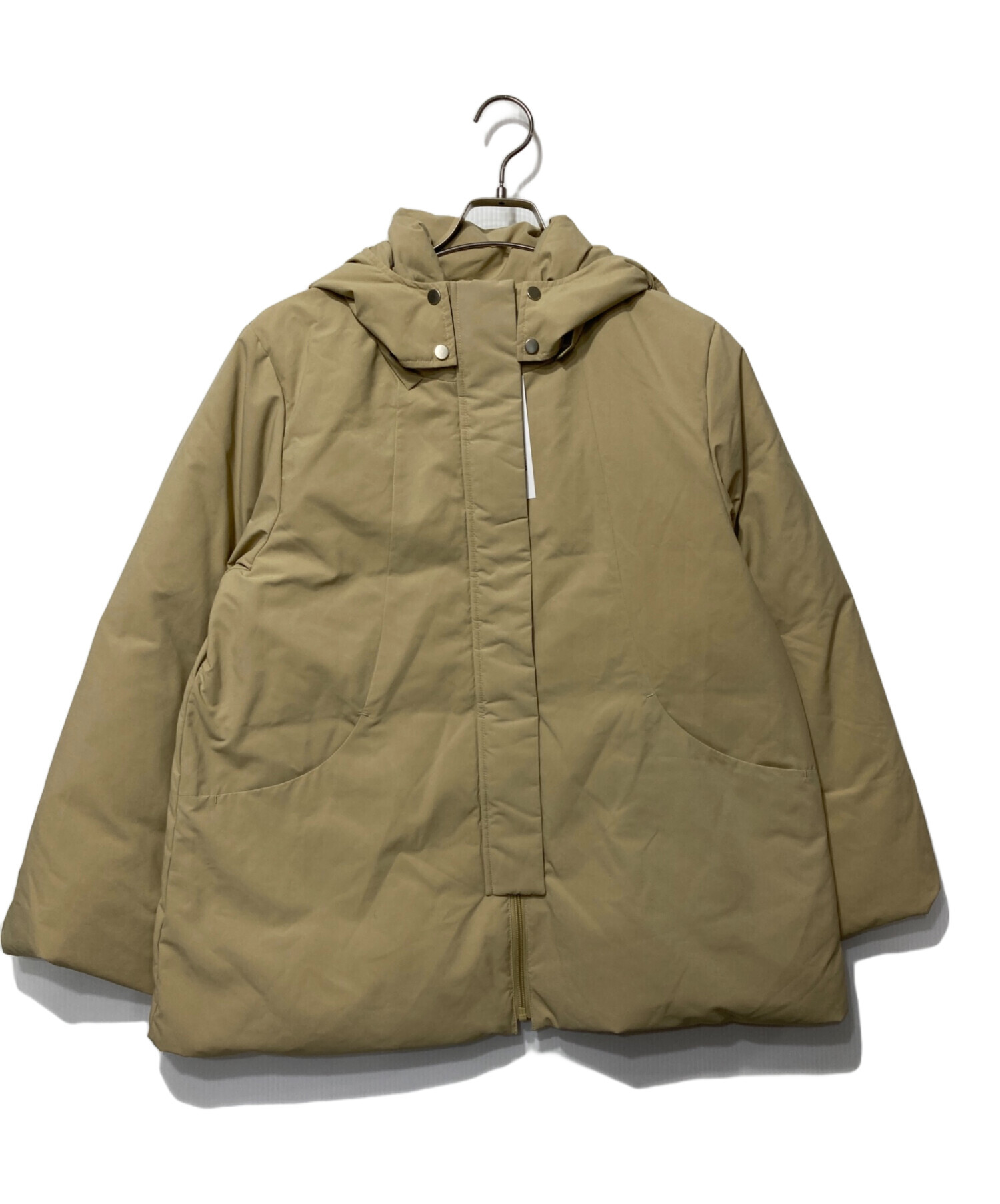 美品Golden Bear ファー フード付きベージュダウンジャケット コート 中古・古着通販】Golden Bear (ゴールデンベア) ダウンコート ベージュ