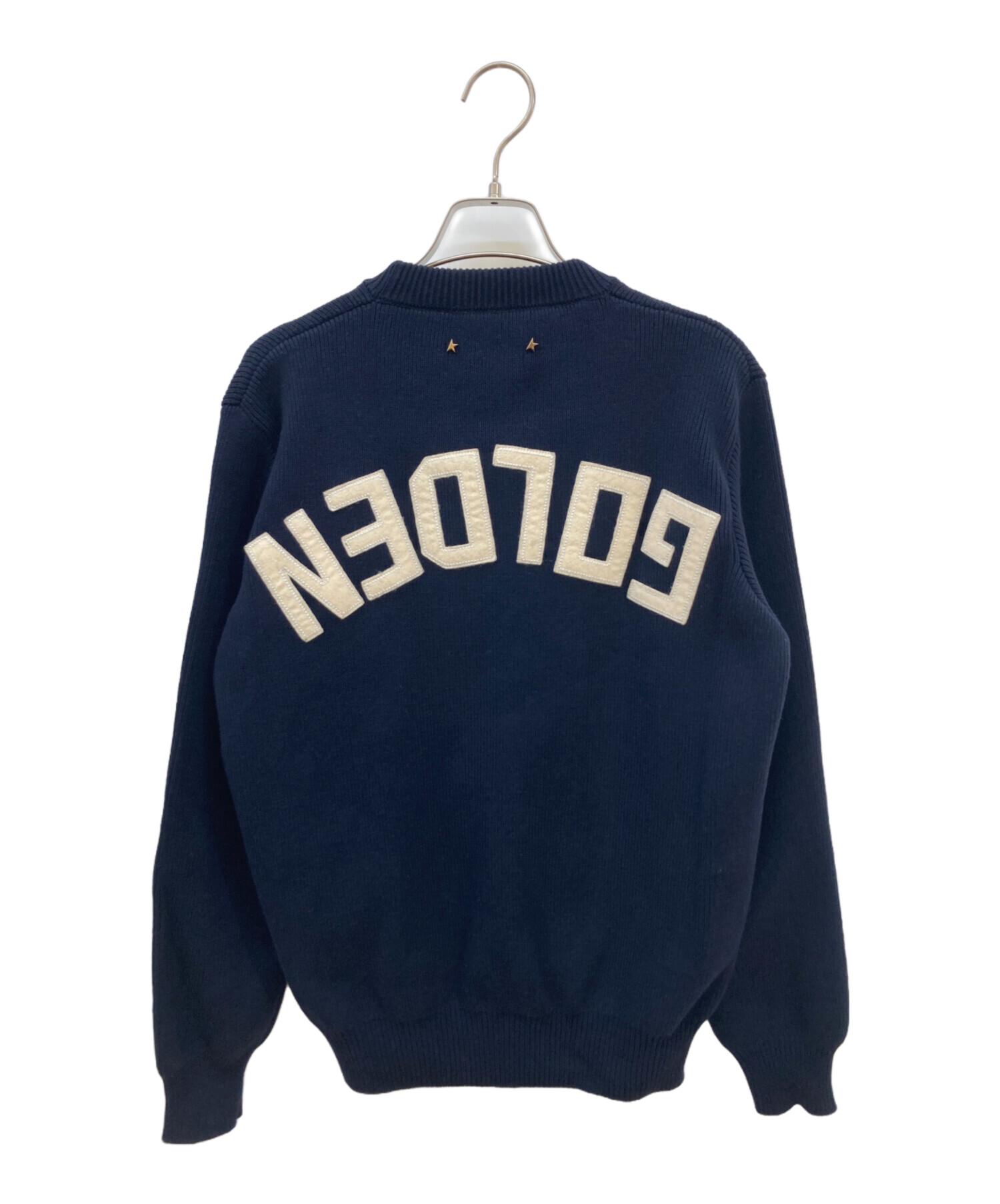 ゴールデングース　ニット　ネイビー 中古・古着通販】GOLDEN GOOSE (ゴールデングース) ラウンドネック