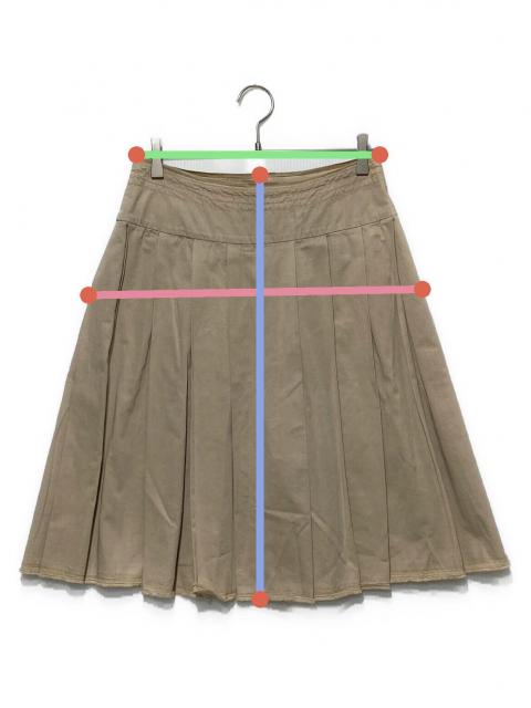 PRADA プラダ　プリーツスカート 朱赤 36(美品) PRADA プラダプリーツスカート 朱赤 36(美品) 【公式通販】