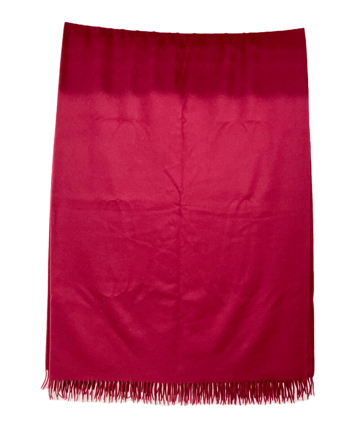 中古・古着通販】HERMES (エルメス) カシミヤ大判ストール ボルドー