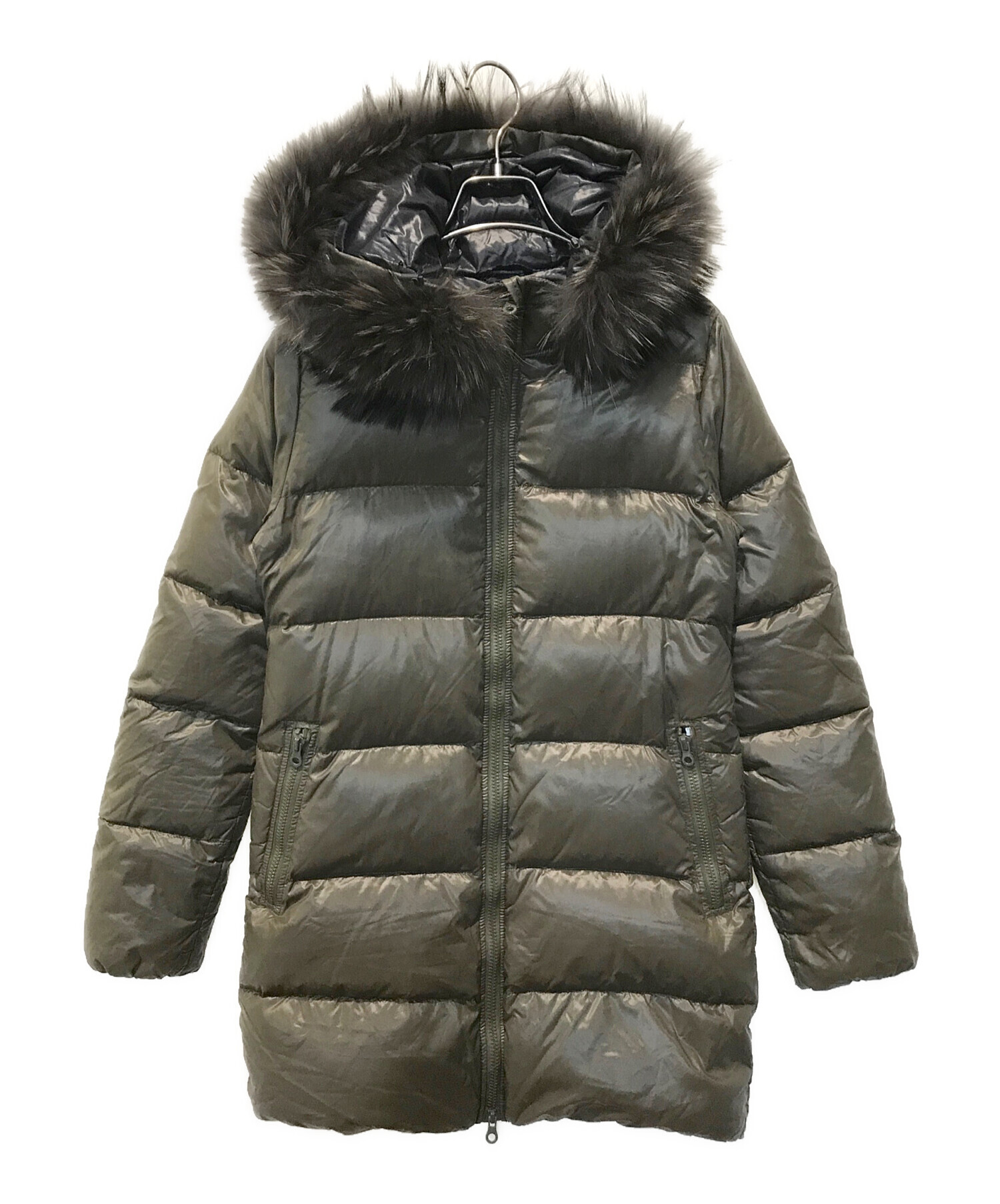 DUVETICA ダウンジャケット サイズ40 オリーブグリーン