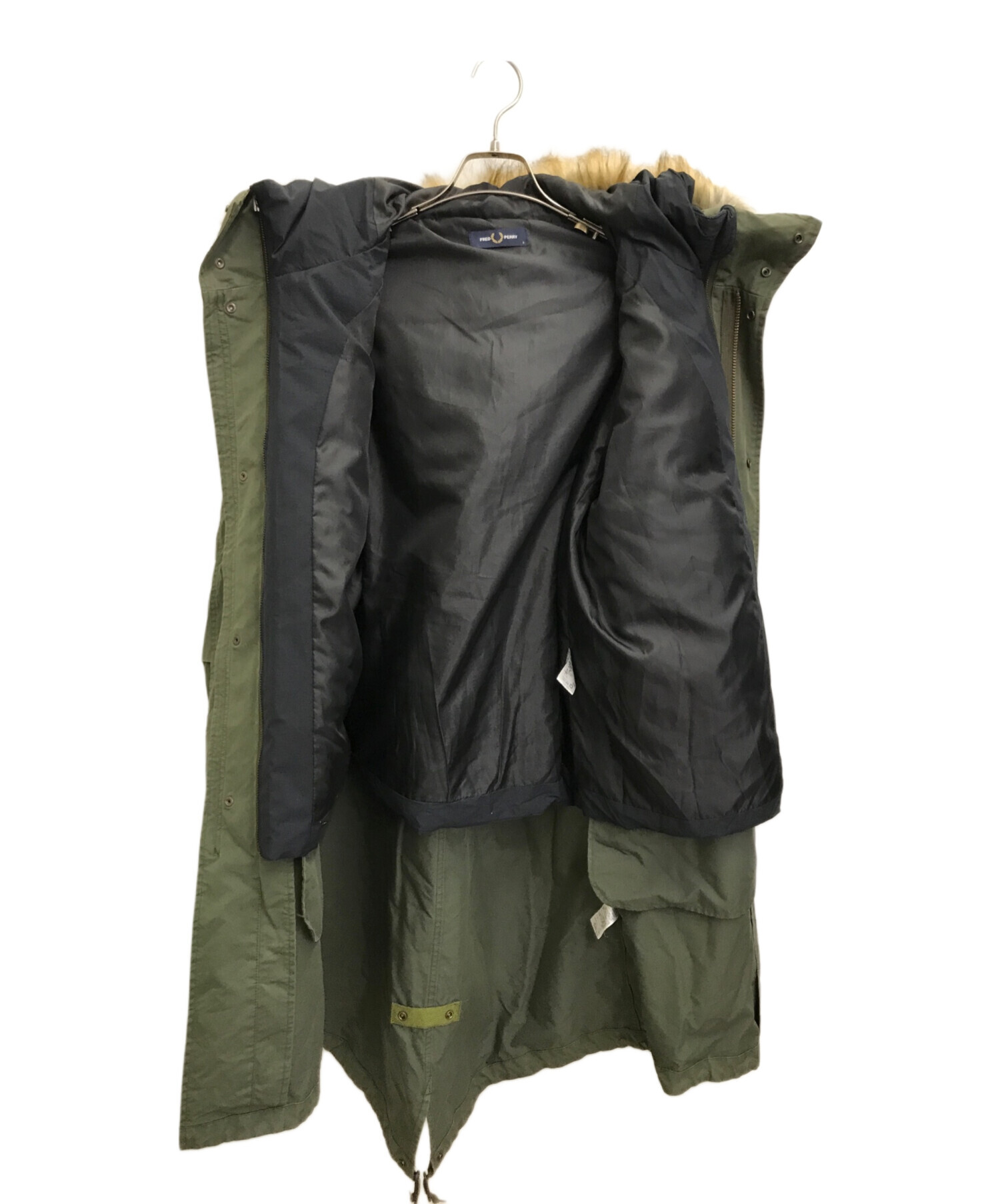 フレッドペリー　モッズコート　ダウンライナー付き FRED PERRY モッズパーカ フレッドペリー レディース ライナー