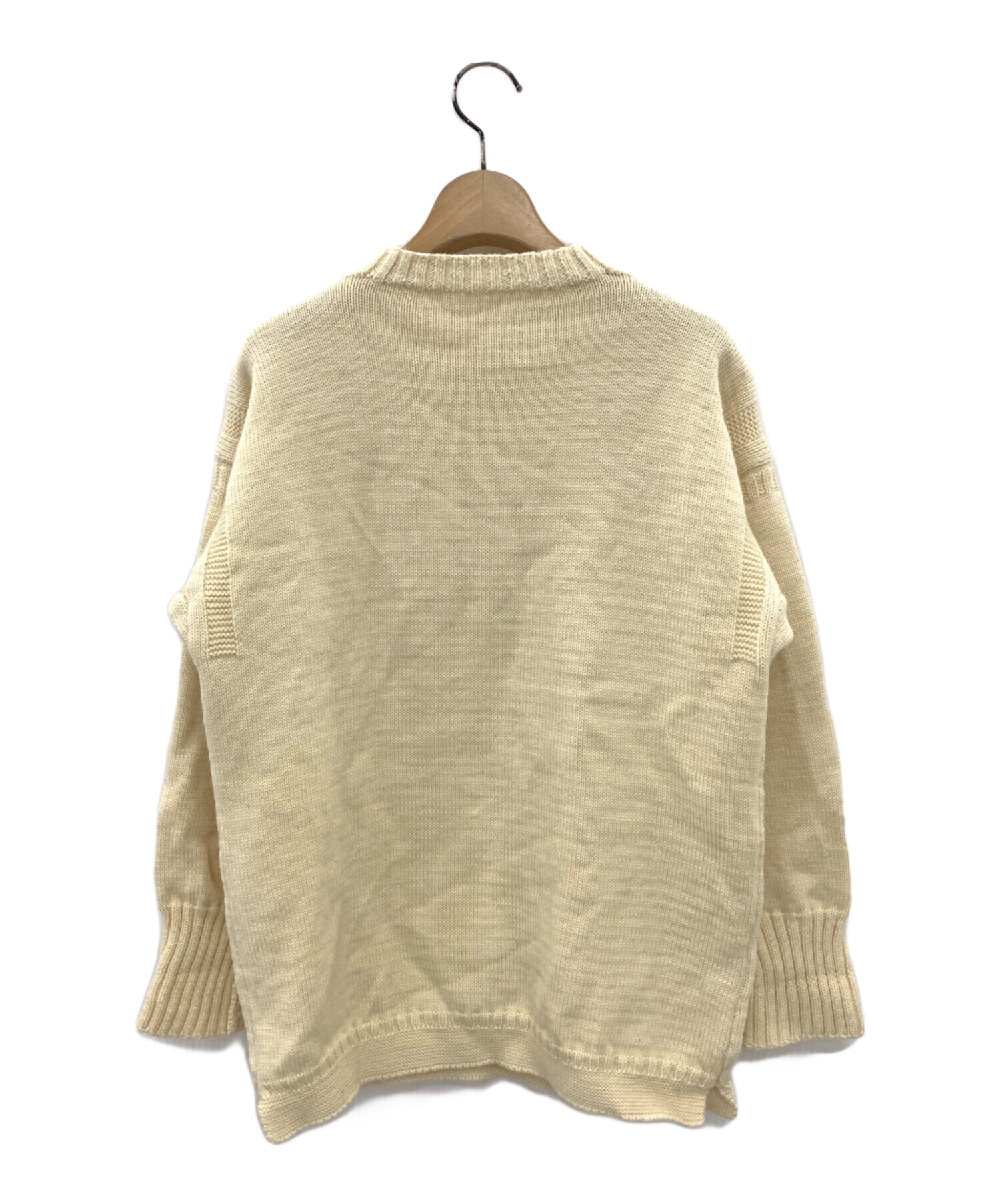 美品 ルトリコチュール ウールガンジーセーター ビックサイズ 50 Le Tricoteur（ルトリコチュール）の「Le Tricoteur