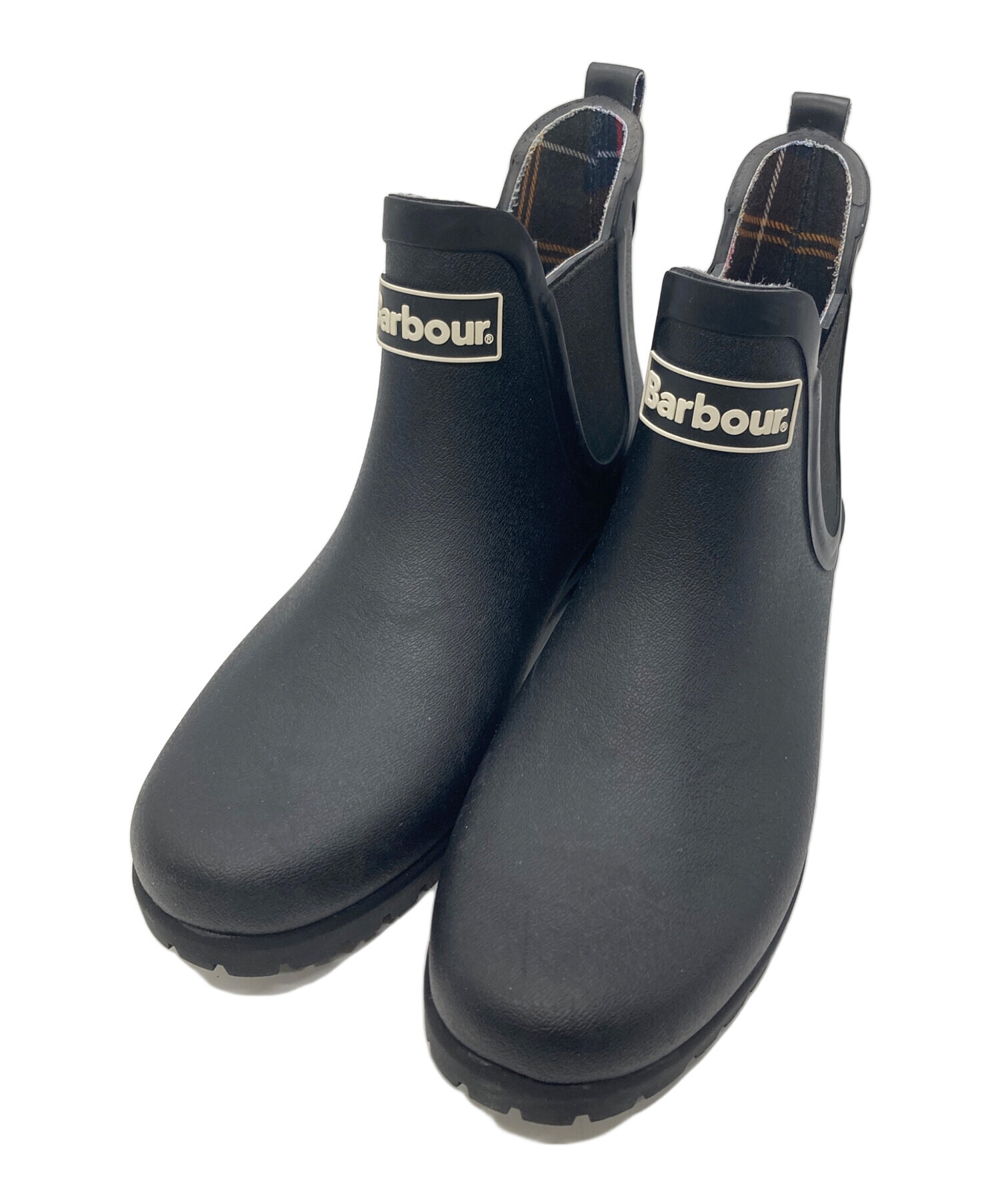 中古・古着通販】Barbour (バブアー) サイドゴアレインブーツ ブラック