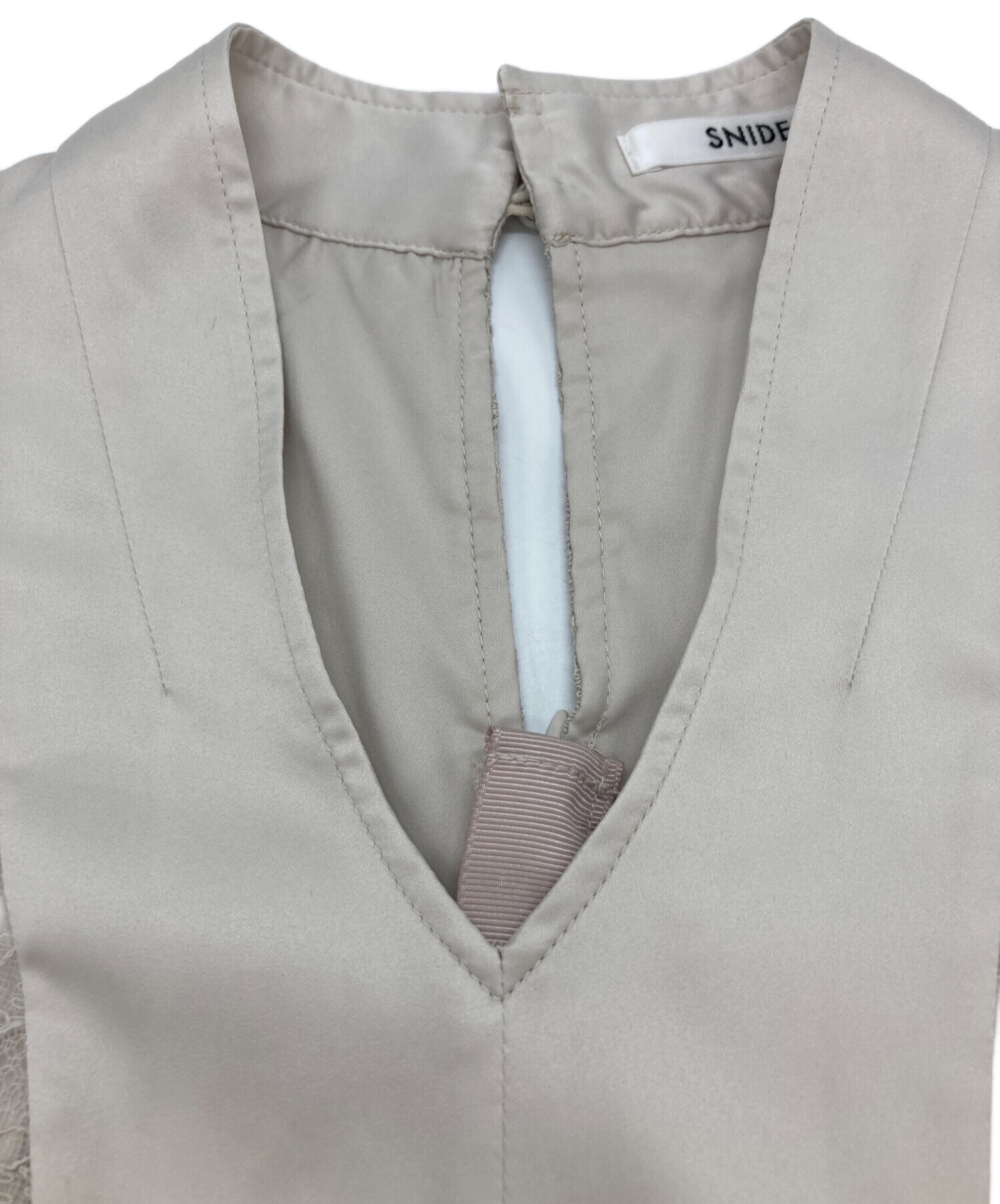 中古・古着通販】Snidel (スナイデル) パフスリーブレースドレス 