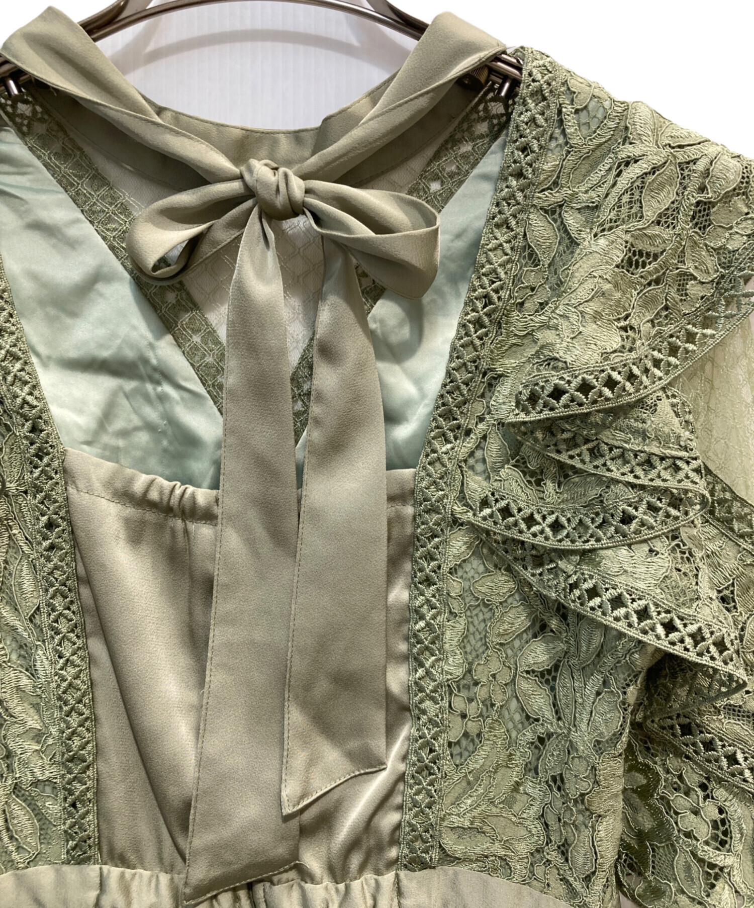 中古・古着通販】Lily Brown (リリーブラウン) レースマーメイドドレス