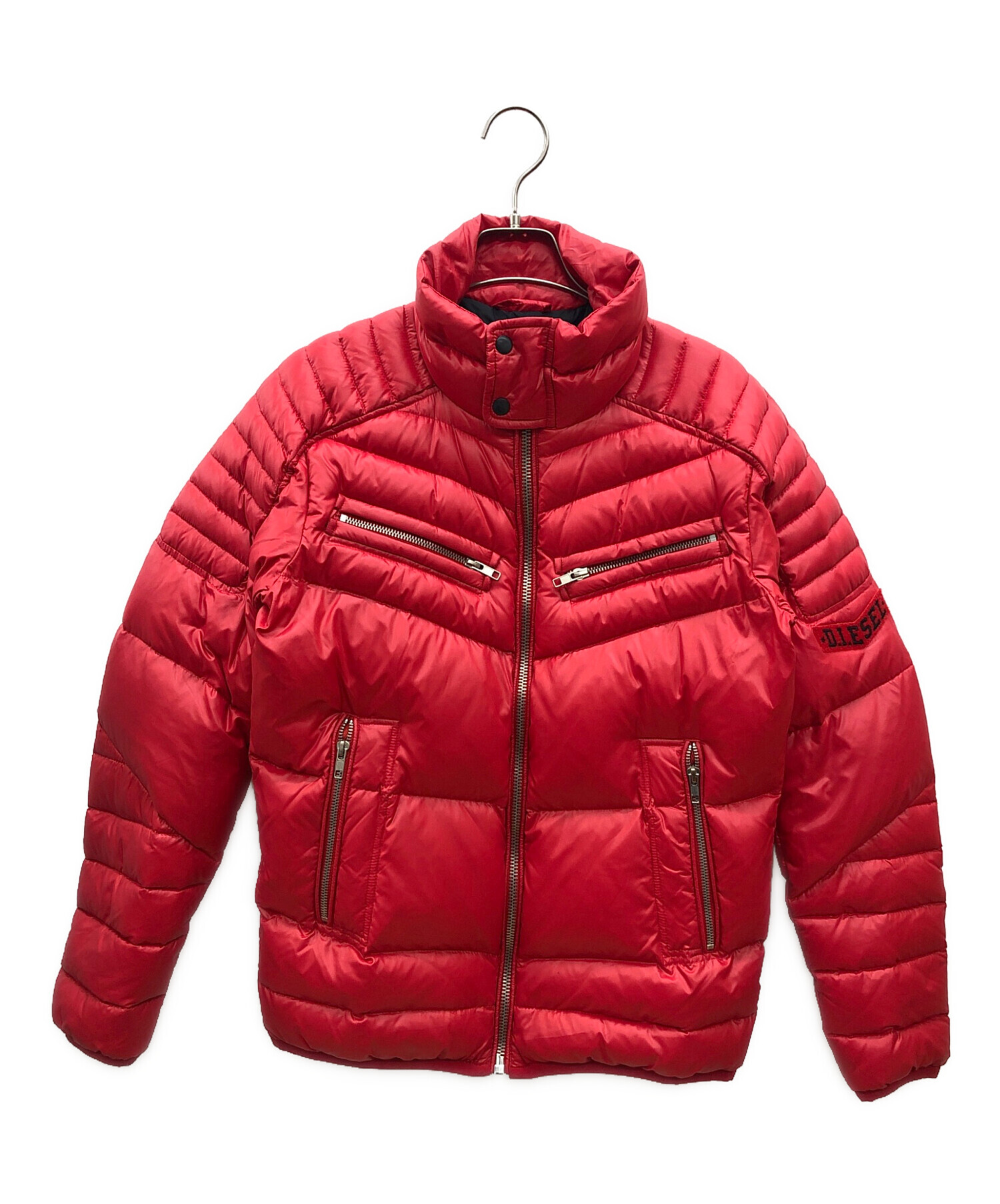 中古・古着通販】DIESEL (ディーゼル) ダウンジャケット レッド