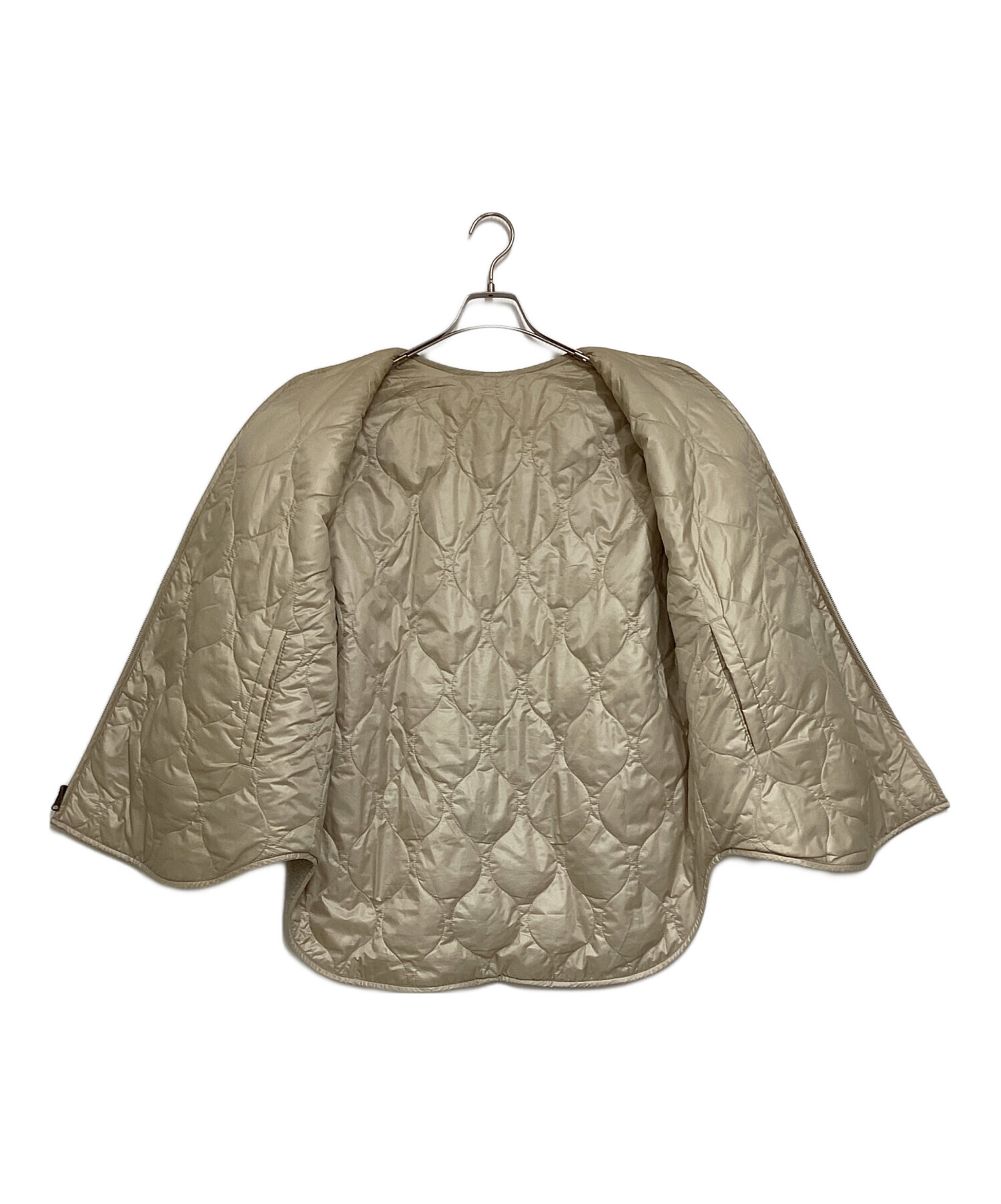 FRAMeWORK　キルティング*ボア2wayブルゾン　ベージュ　フレームワーク 中古・古着通販】FRAMeWORK (フレームワーク) キルティングボア2way