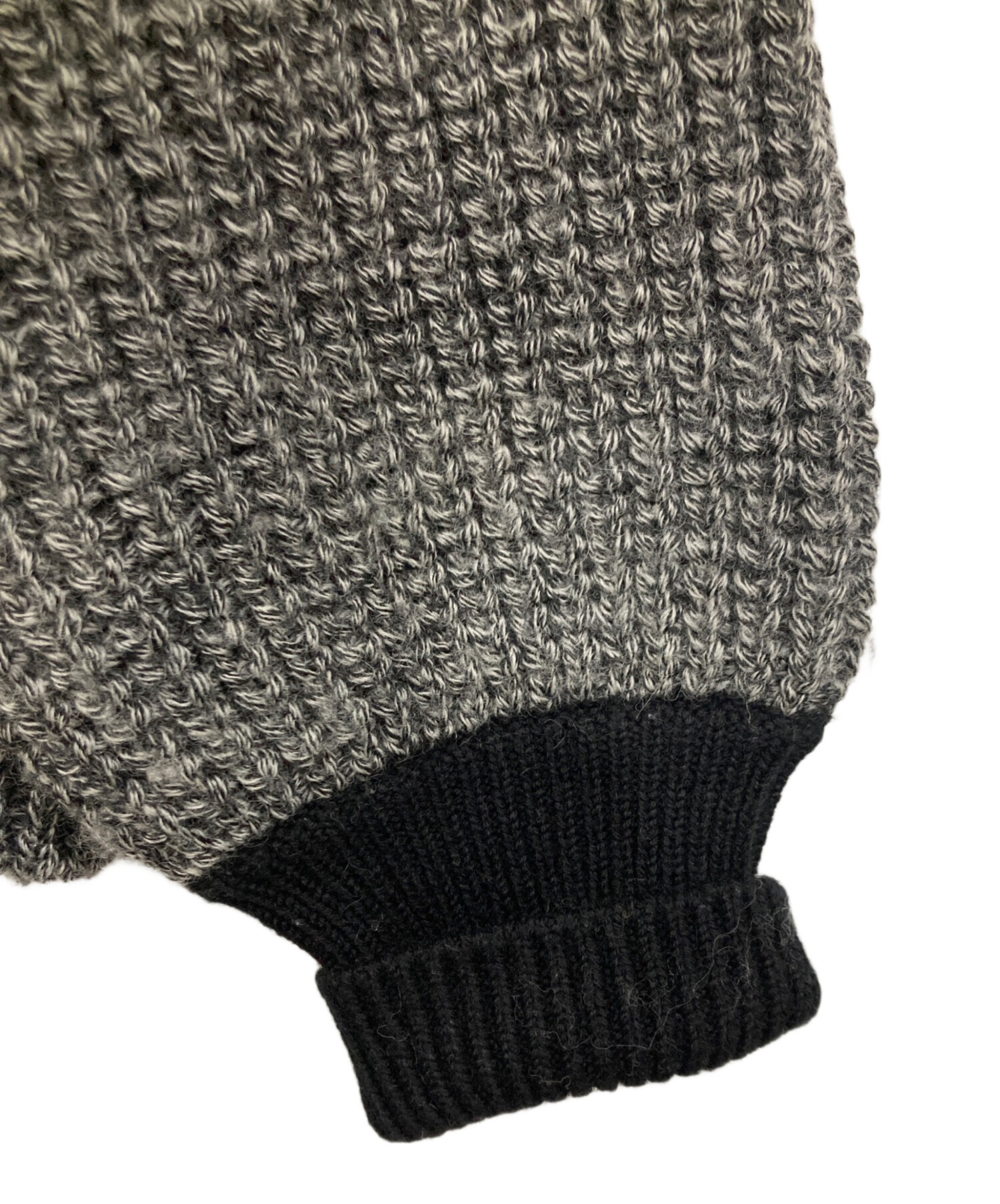 【美品】 Maison Margiela タートルネック ニット ブラック S 中古・古着通販】Maison Margiela (メゾンマルジェラ) デザイン