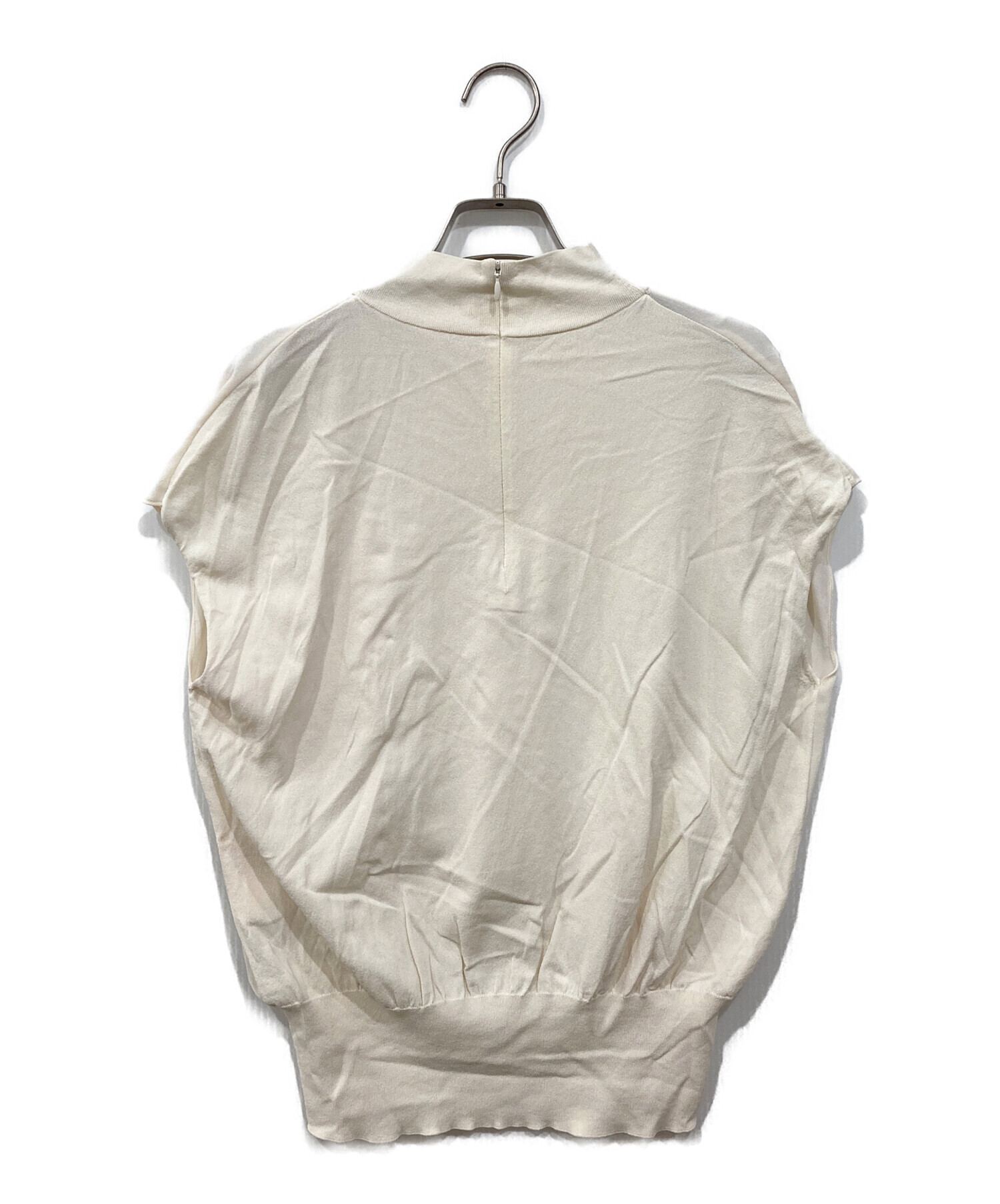 中古・古着通販】BEIGE (ベイジ) ニットブラウス アイボリー サイズ:4 