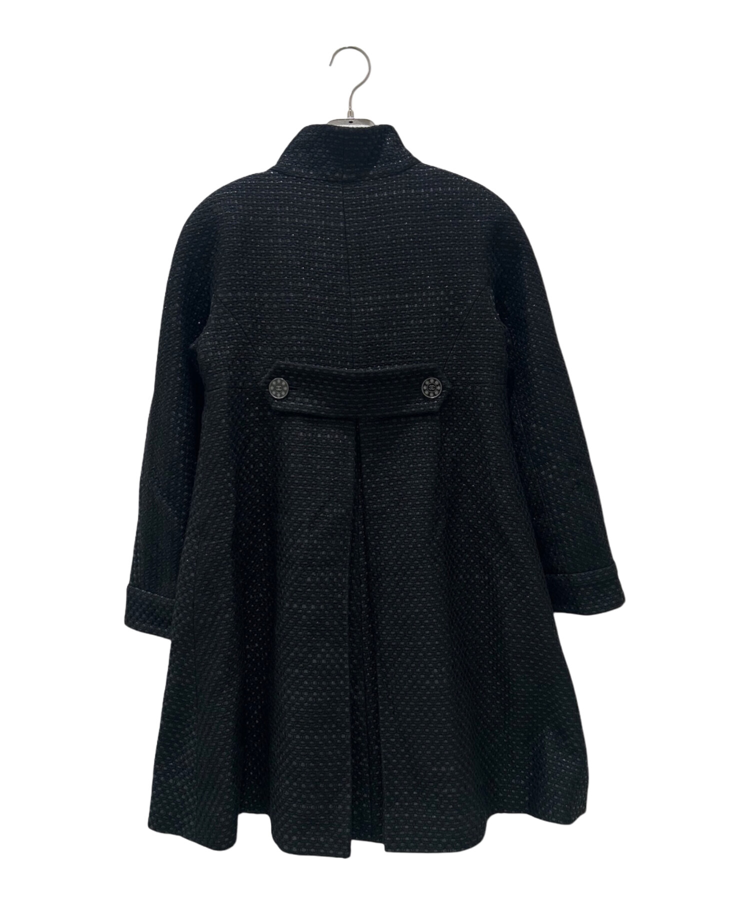 中古・古着通販】CHANEL (シャネル) ツイード ダブルブレスト コート 