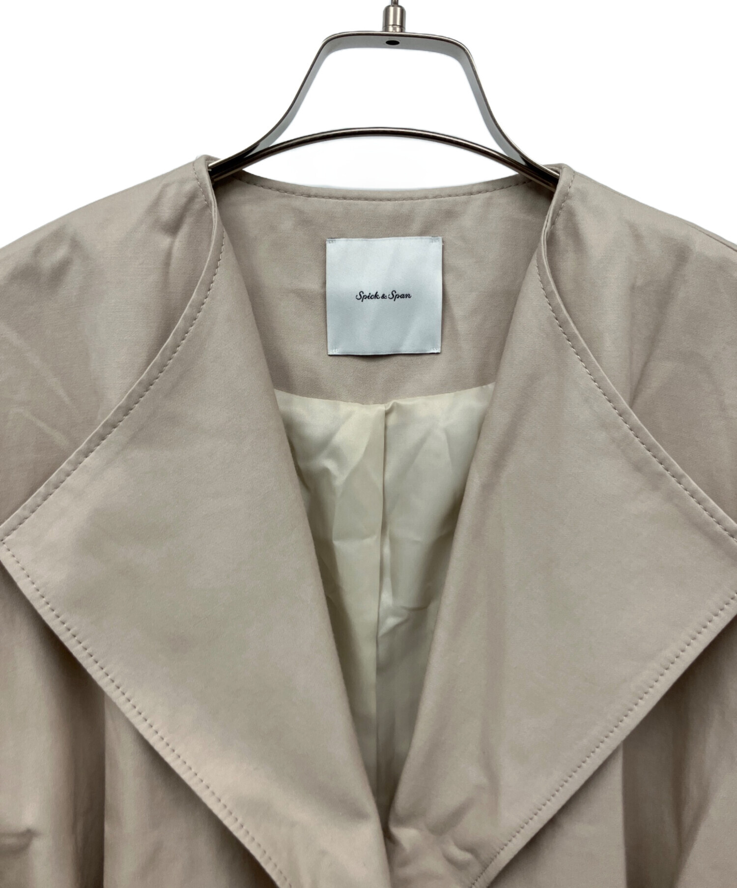 中古・古着通販】Spick and Span (スピック＆スパン) C/Cu ノーカラー