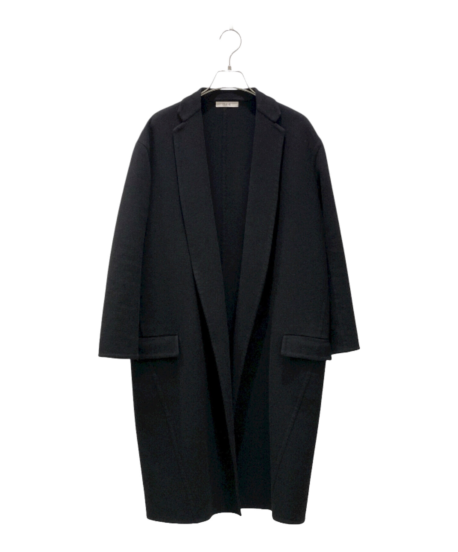 セリーヌ CELINE☆未使用 美品 40 ブラック コーデュロイ ロングコート CELINE - 美品 セリーヌ CELINE コート チェスターコート ダブル