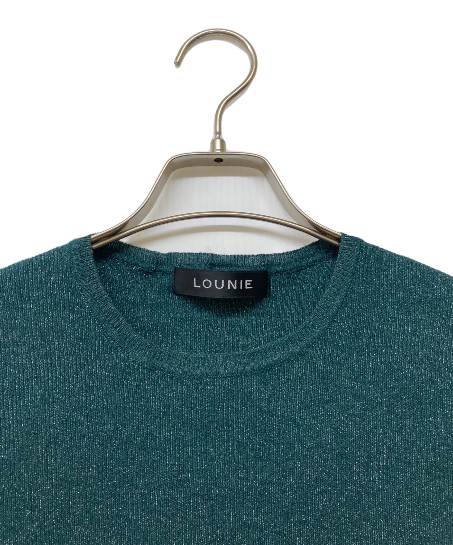 中古・古着通販】LOUNIE (ルーニー) ラメアンサンブルニット