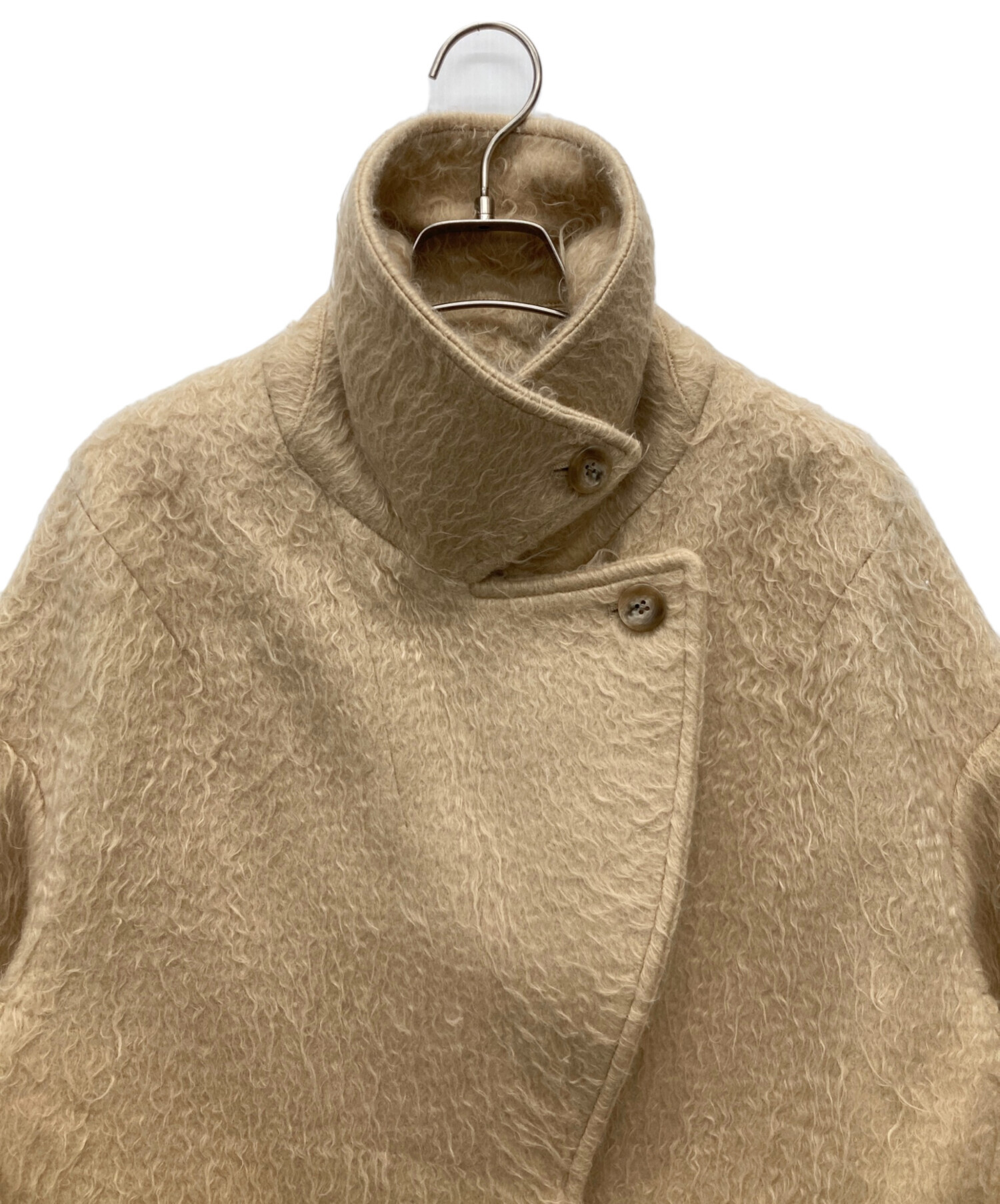 Ameri Vintage 3way oval shaggy coat スミクロ 中古・古着通販】Ameri (アメリ) 3WAY OVAL SHAGGY COAT ベージュ