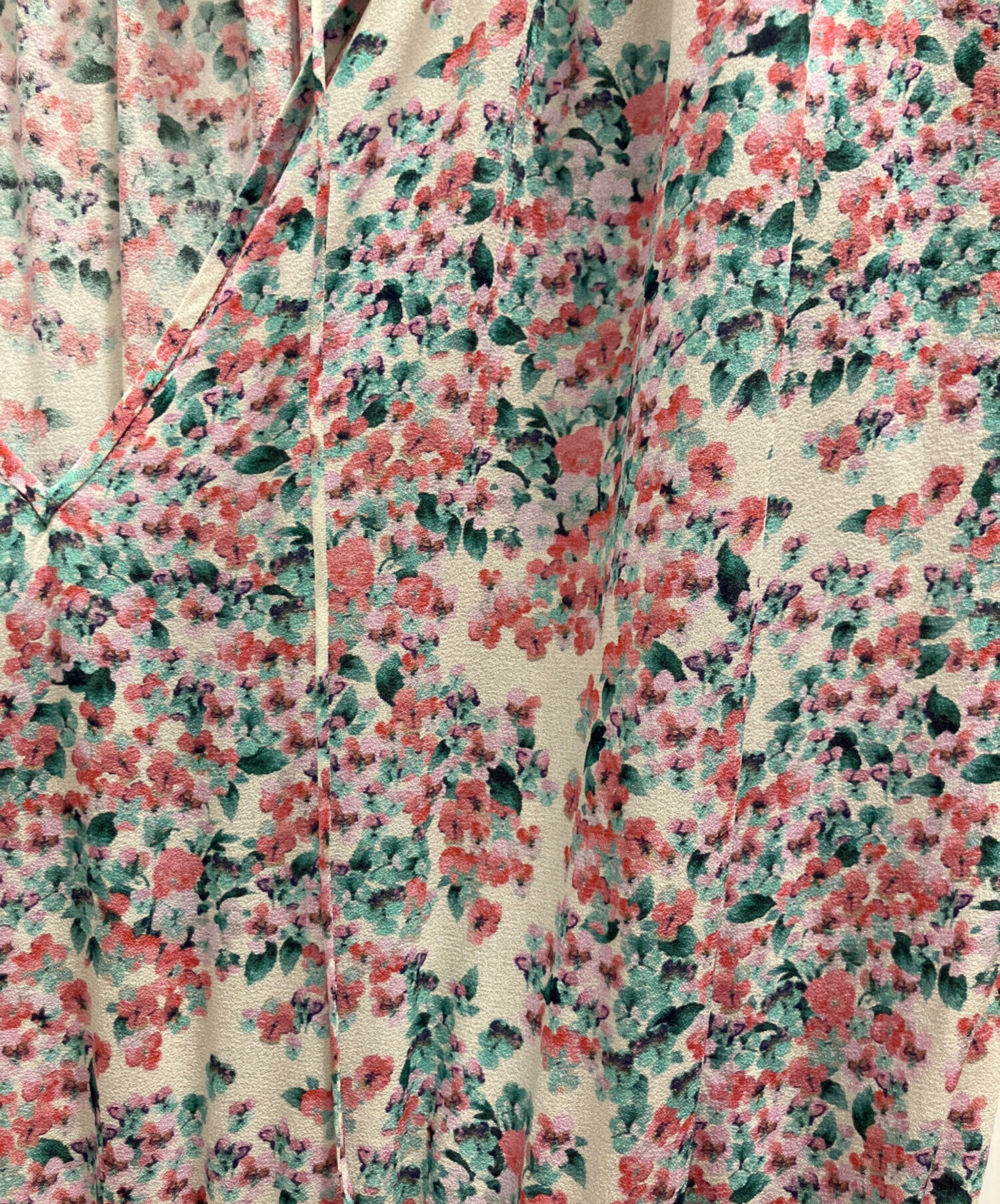 中古・古着通販】DRAWER (ドゥロワー) シルクフラワープリントウェスト