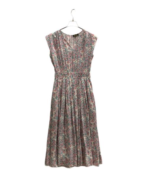 新品タグ Drawer シルク ジャガード フラワー ワンピース ドゥロワー S 中古・古着通販】DRAWER (ドゥロワー) シルクフラワープリントウェスト