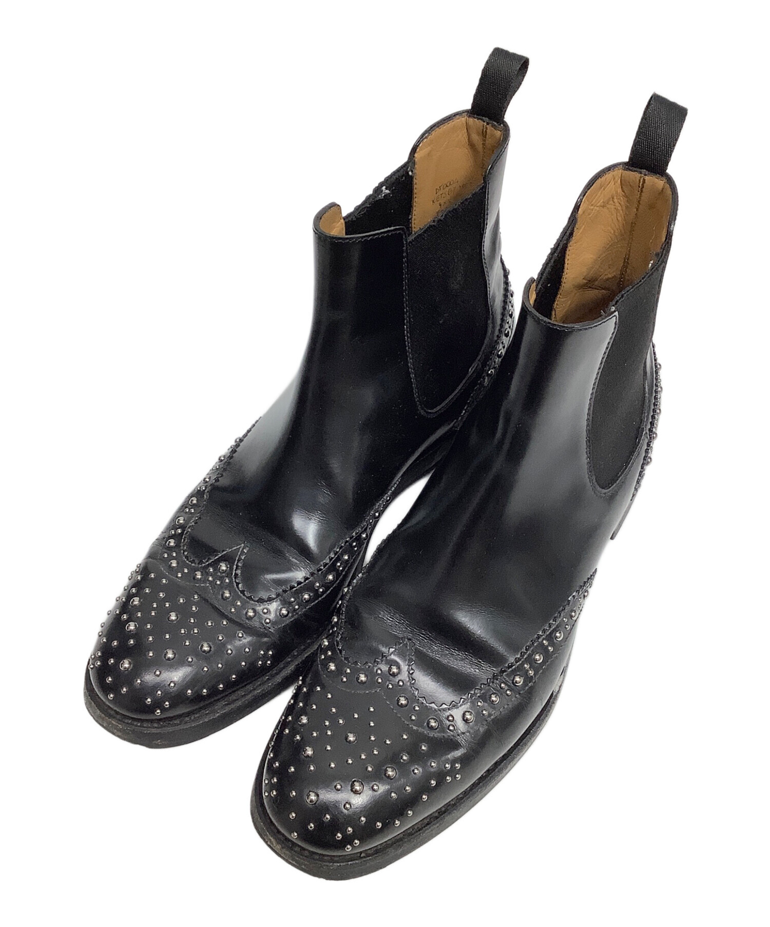 中古・古着通販】Church's (チャーチ) スタッズサイドゴアブーツ