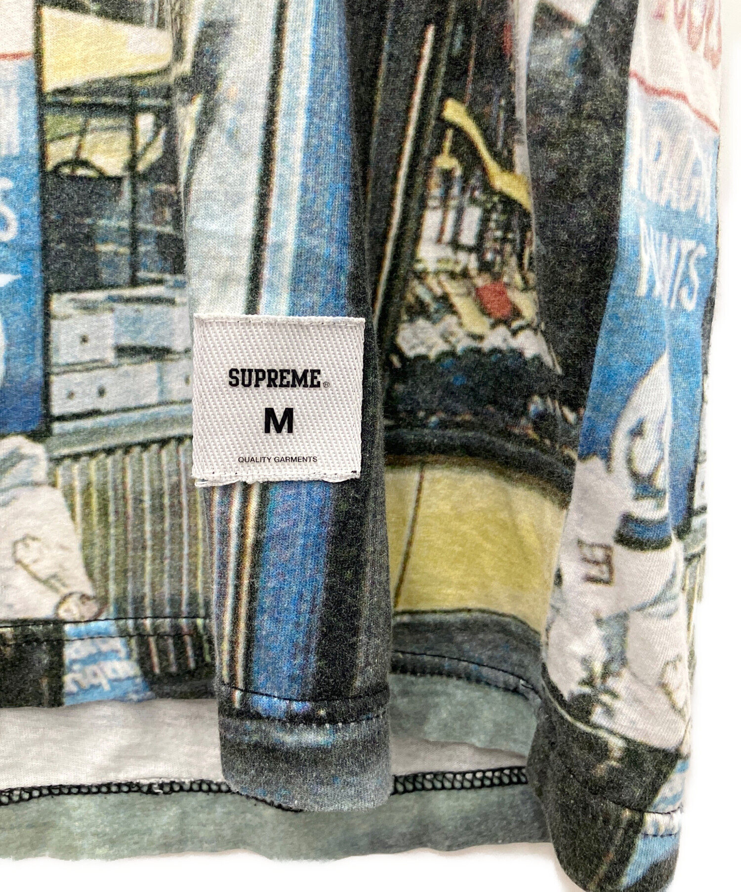 Supreme スロット柄 総柄 Tシャツ ブラック M