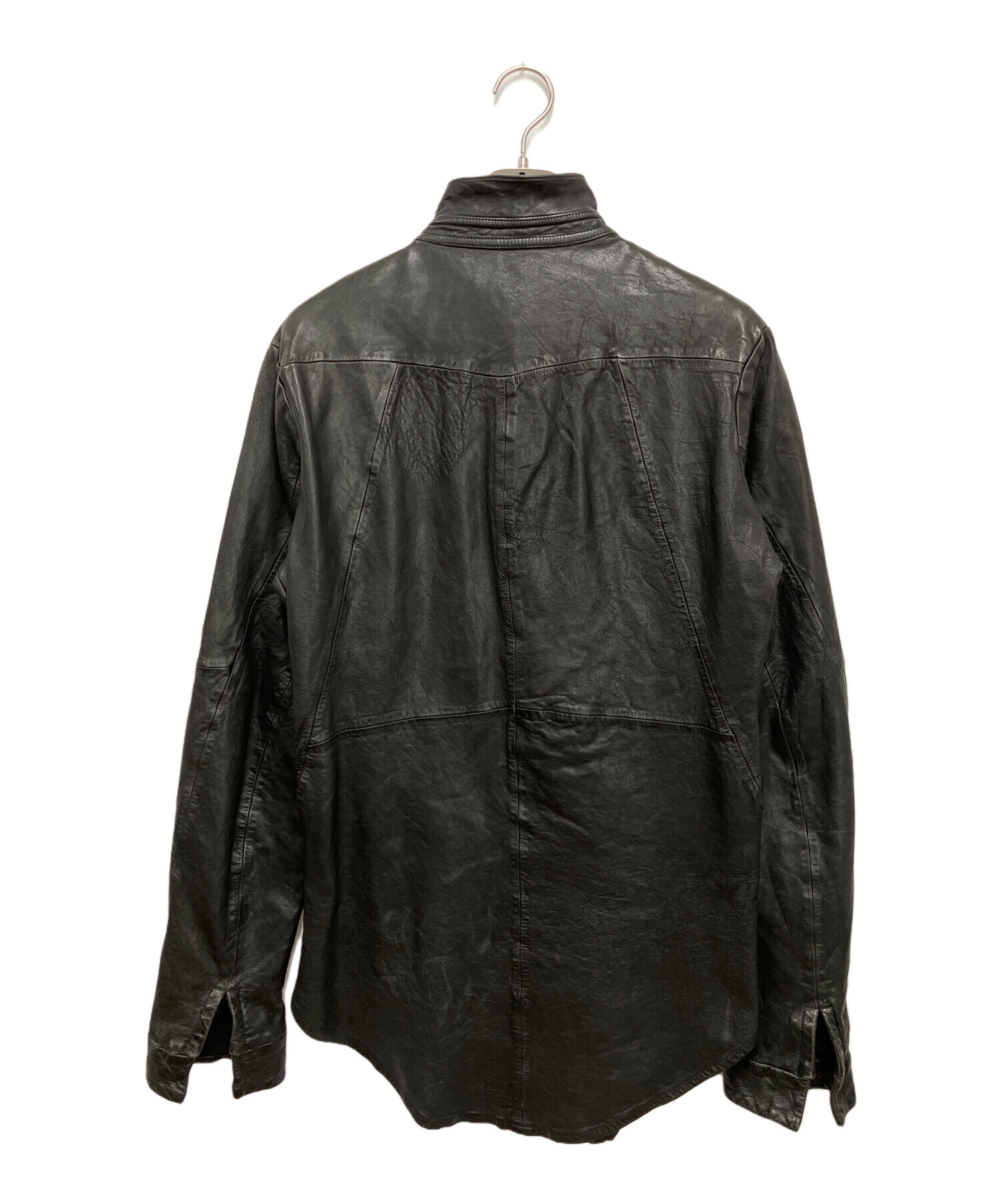 中古・古着通販】JULIUS (ユリウス) ラムレザージャケット ブラック