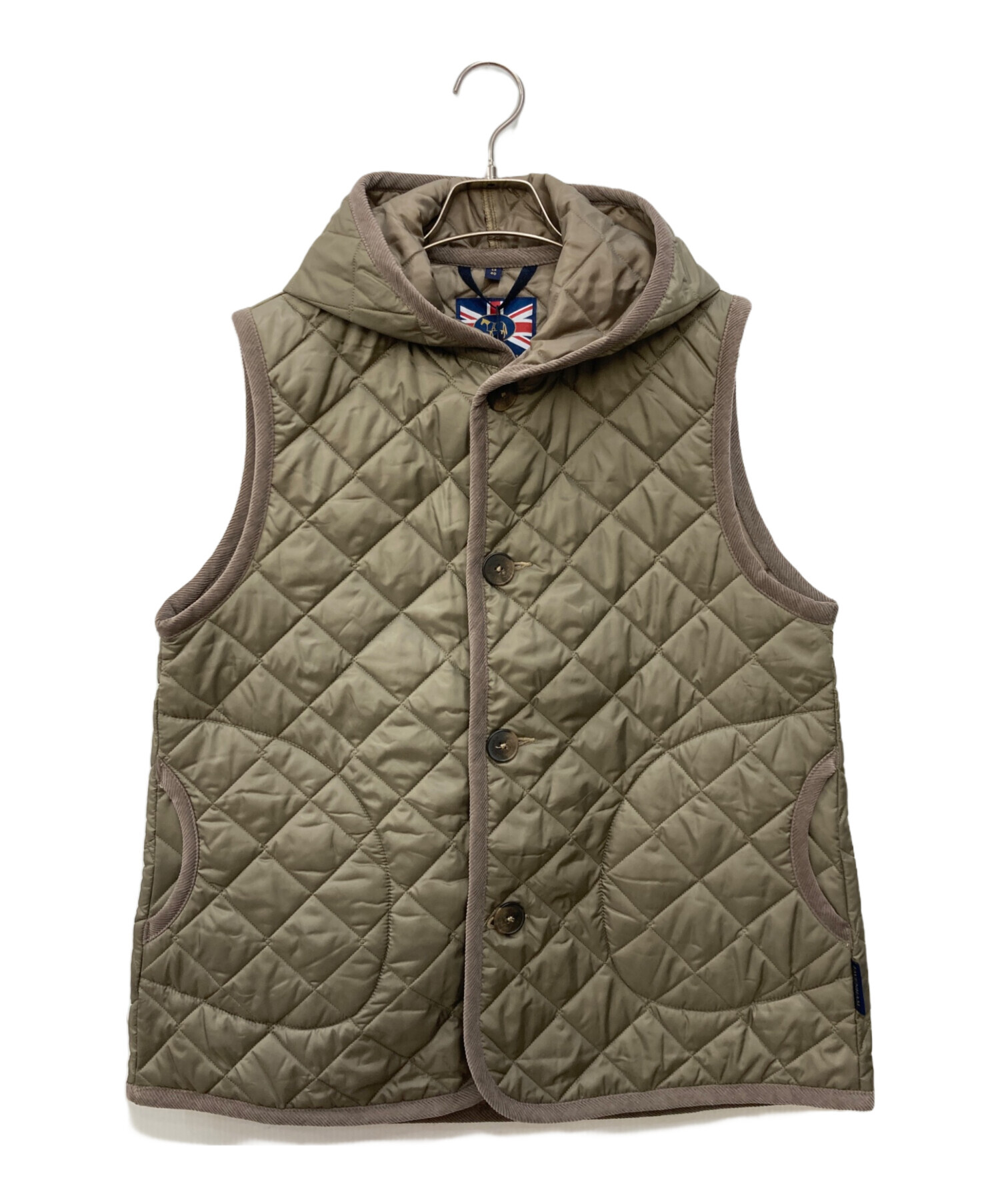 中古・古着通販】LAVENHAM (ラベンハム) フード付き キルティング 