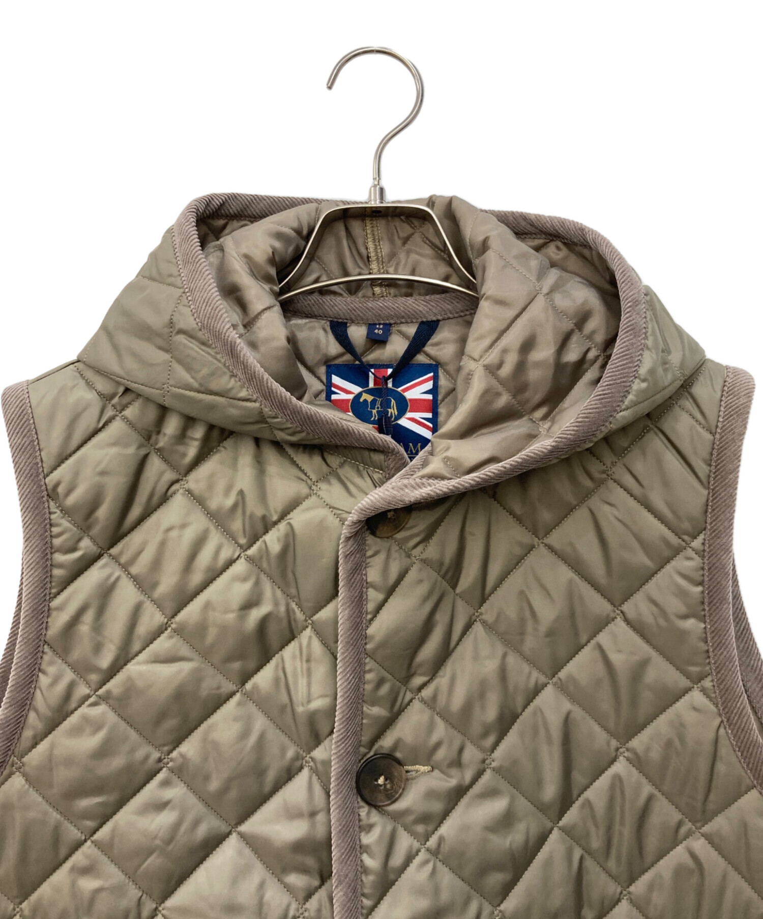 中古・古着通販】LAVENHAM (ラベンハム) フード付き キルティング