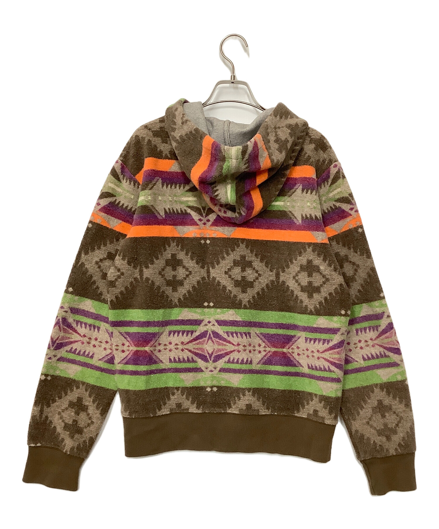 未使用 ポロラルフローレン ネイティブ プラッド フリンジジャケット コート POLO RALPH LAUREN - 未使用 ポロラルフローレン ネイティブ プラッド