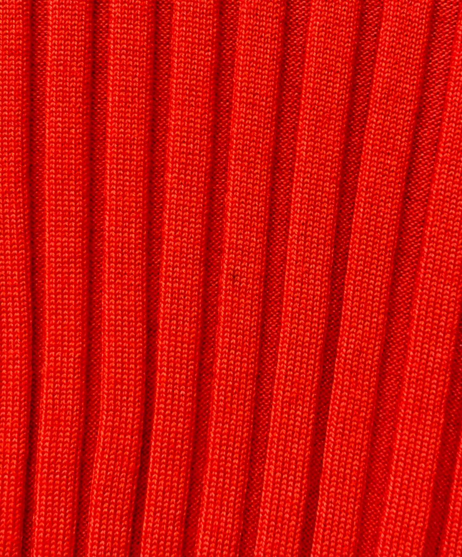 中古・古着通販】HYKE (ハイク) WIDE RIBBED CROPPED VEST レッド