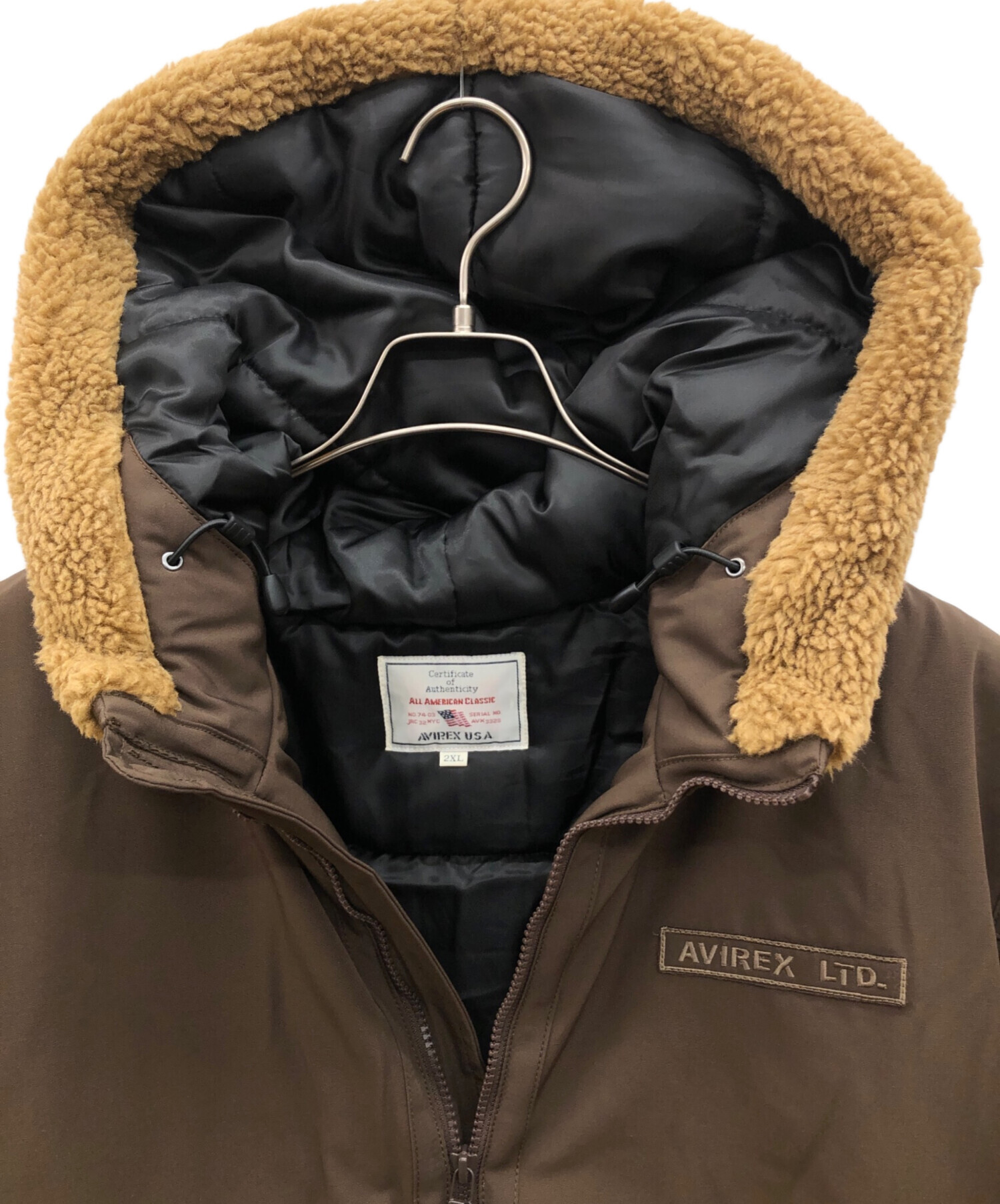 中古・古着通販】AVIREX (アヴィレックス) 中綿B-3フライトジャケット