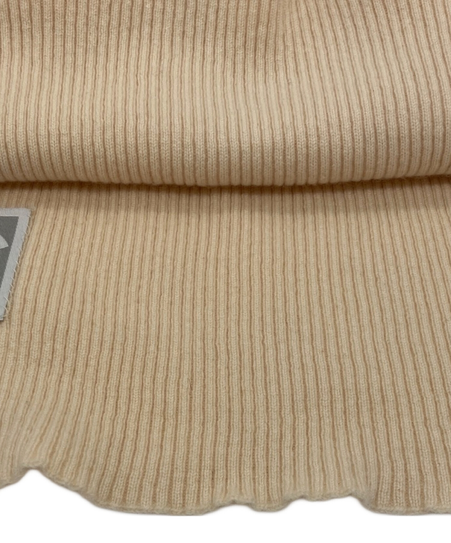 美品CHANELシャネルココマークカシミヤマフラーベージュ 【美品