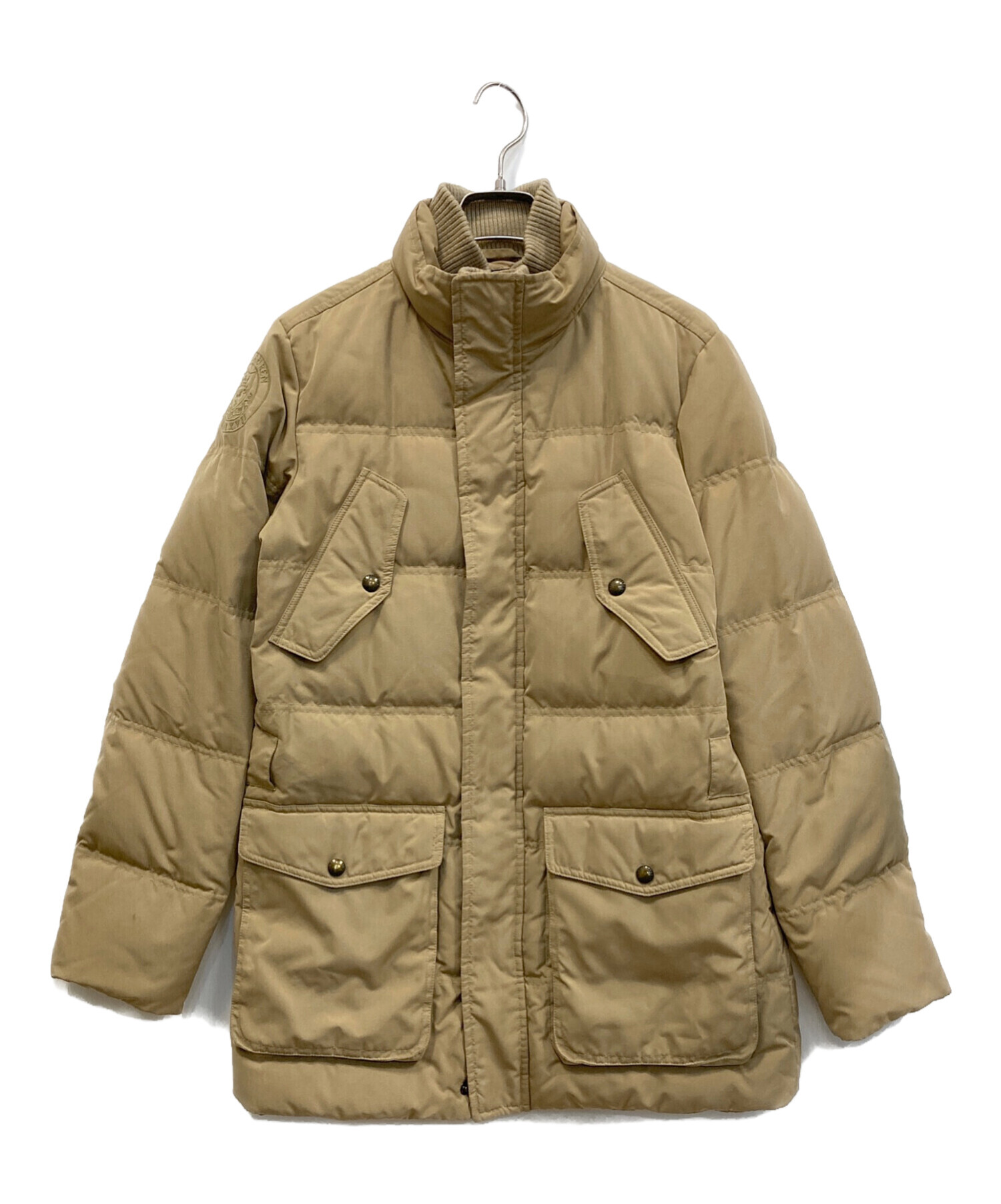 ラルフローレン ダウンパーカー ダウンコート キャメルベージュ 中古・古着通販】RALPH LAUREN (ラルフローレン) ダウンコート