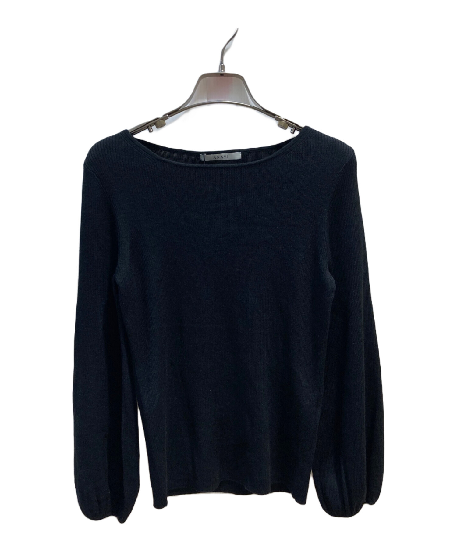 中古・古着通販】ANAYI (アナイ) ウールシルクパフスリーブ