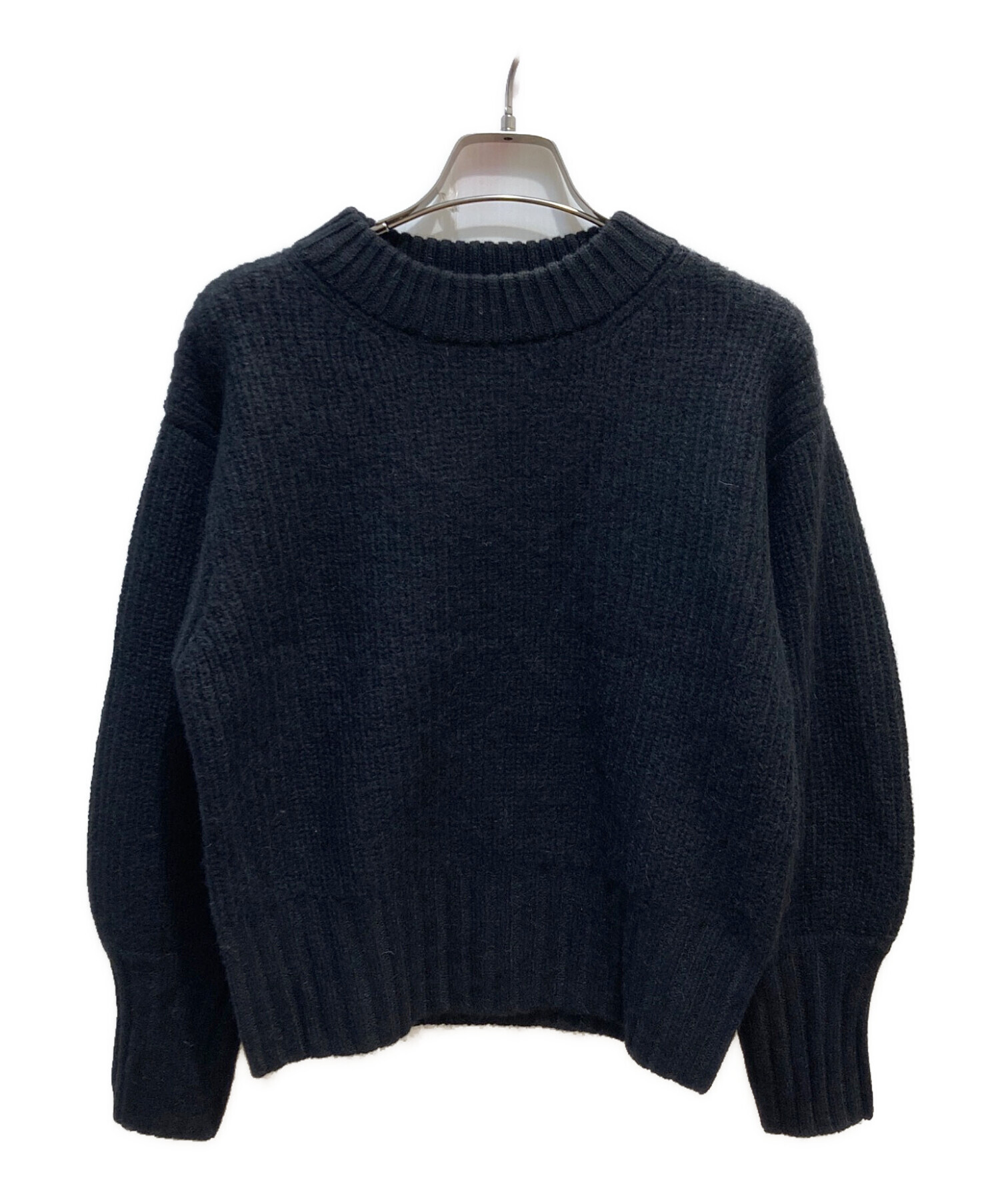 アルパカ anayi 23AW スーリーアルパカショールコート 36 ライトグレー