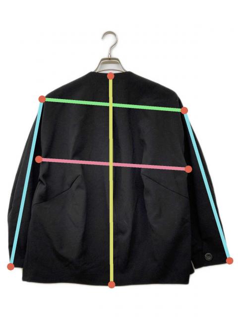 中古・古着通販】ENFOLD (エンフォルド) VASE JACKET ブラック サイズ