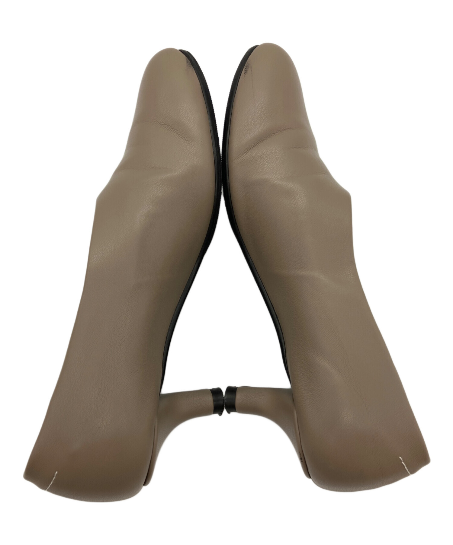 最終価格　MM6 メゾンマルジェラ パンプス　38 ベージュ 中古・古着通販】MM6 Maison Margiela (エムエムシックスメゾン