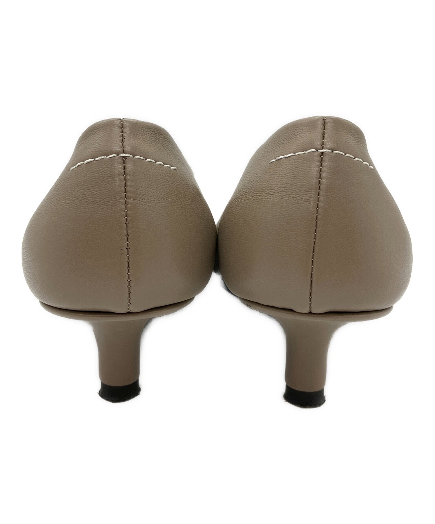最終価格　MM6 メゾンマルジェラ パンプス　38 ベージュ 中古・古着通販】MM6 Maison Margiela (エムエムシックスメゾン