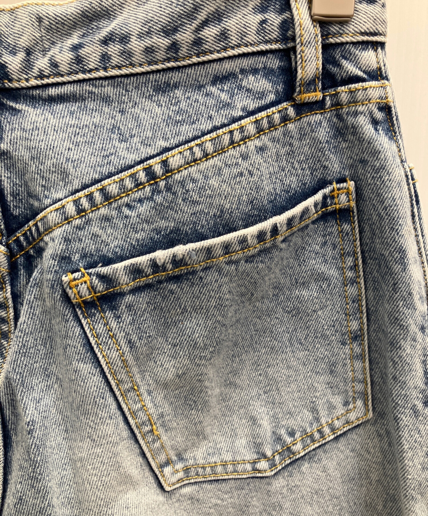 中古・古着通販】ENOF (イナフ) expandable denim pants ブルー サイズ