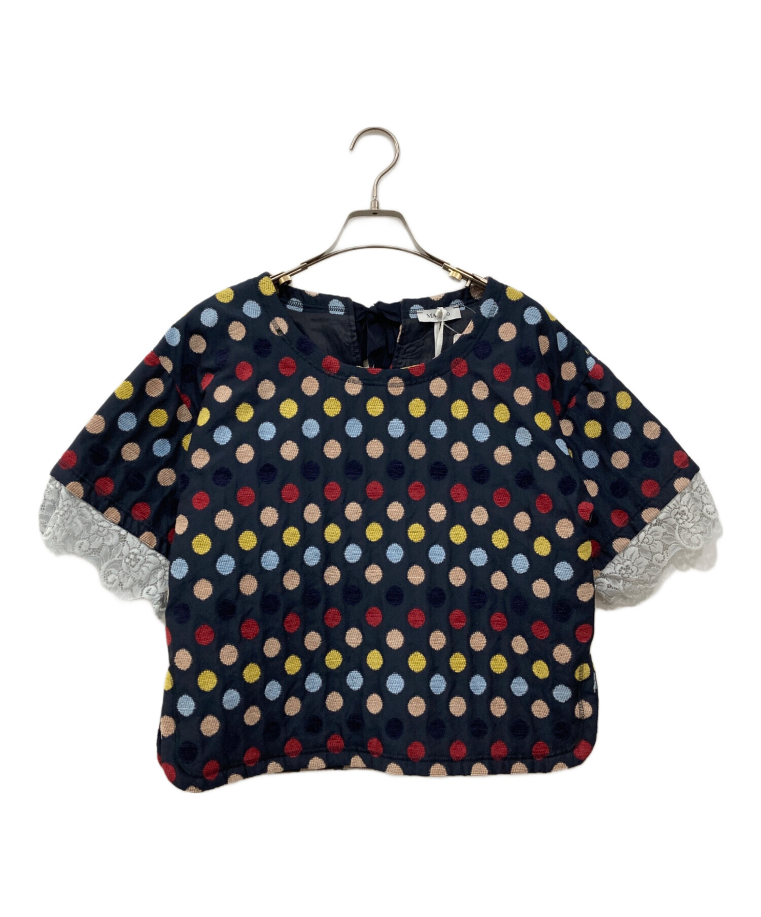 中古・古着通販】MAX&Co. (マックスアンドコー) ドット刺繍ブラウス 